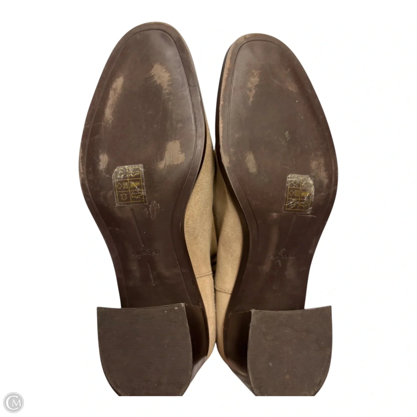 Boots Ankle Heels By Dolce Vita In Taupe, Size: 9