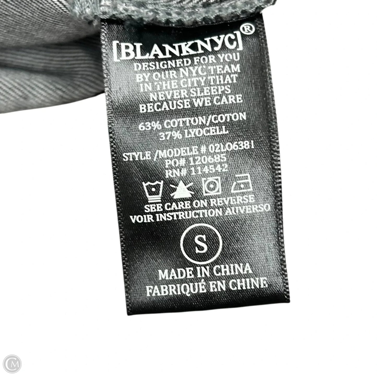 Jacket Denim By Blanknyc In Black Denim, Size: S