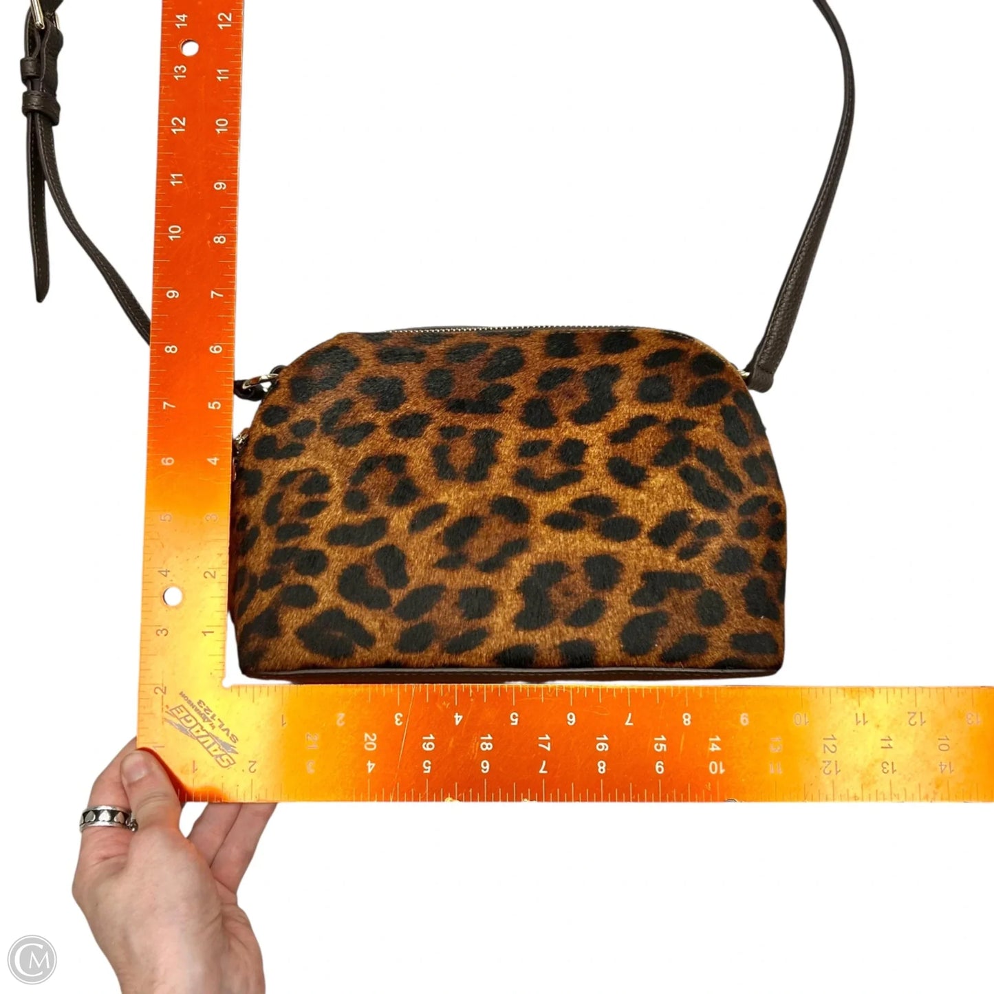 Crossbody Leather By Talbots, Size: Small