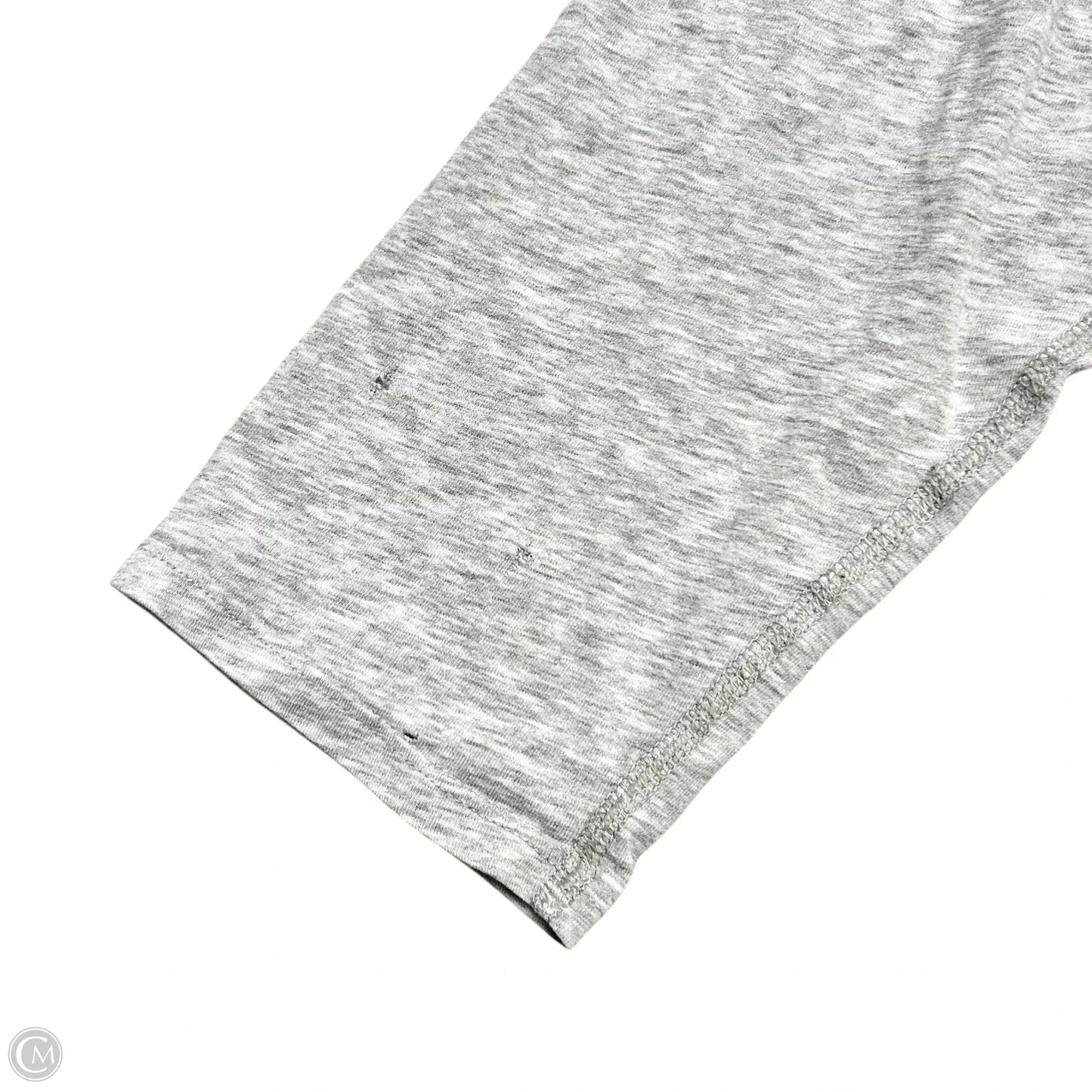 Athletic Top Long Sleeve Crewneck By Lululemon In Grey, Size: Xl