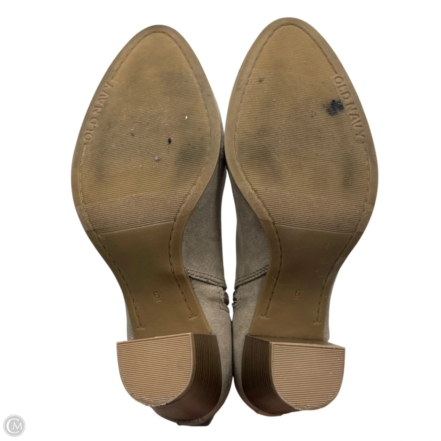 Boots Ankle Heels By Old Navy In Taupe, Size: 6