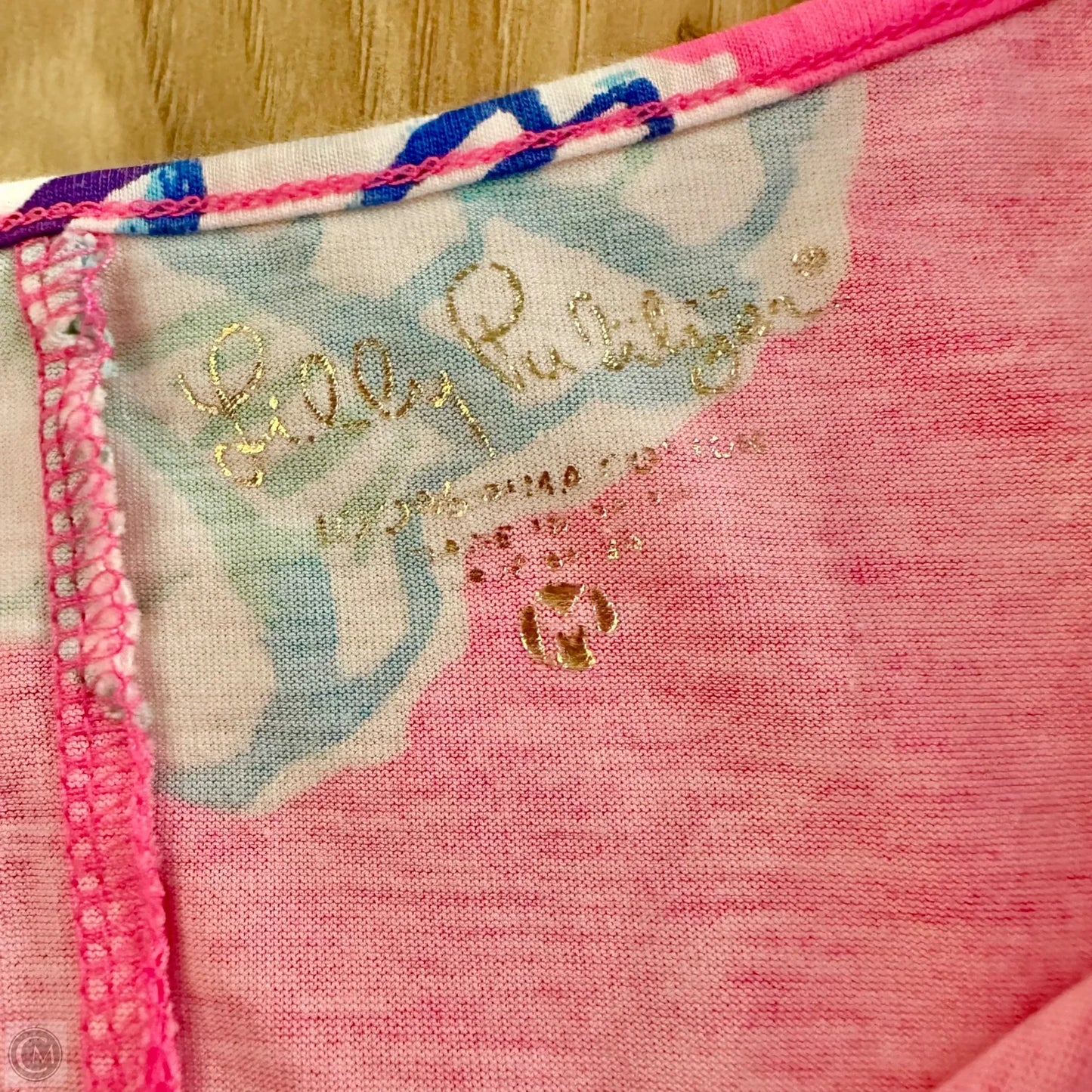 Dress Designer By Lilly Pulitzer In Pink & Yellow, Size: M