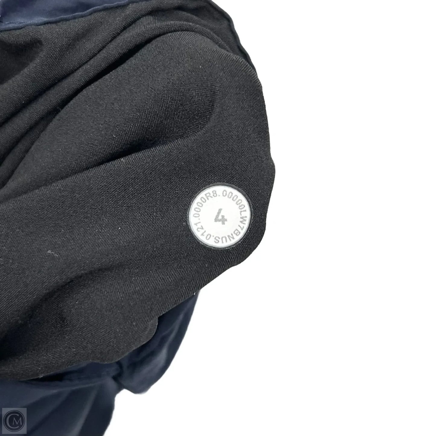 Athletic Shorts By Lululemon In Black & Blue, Size: S