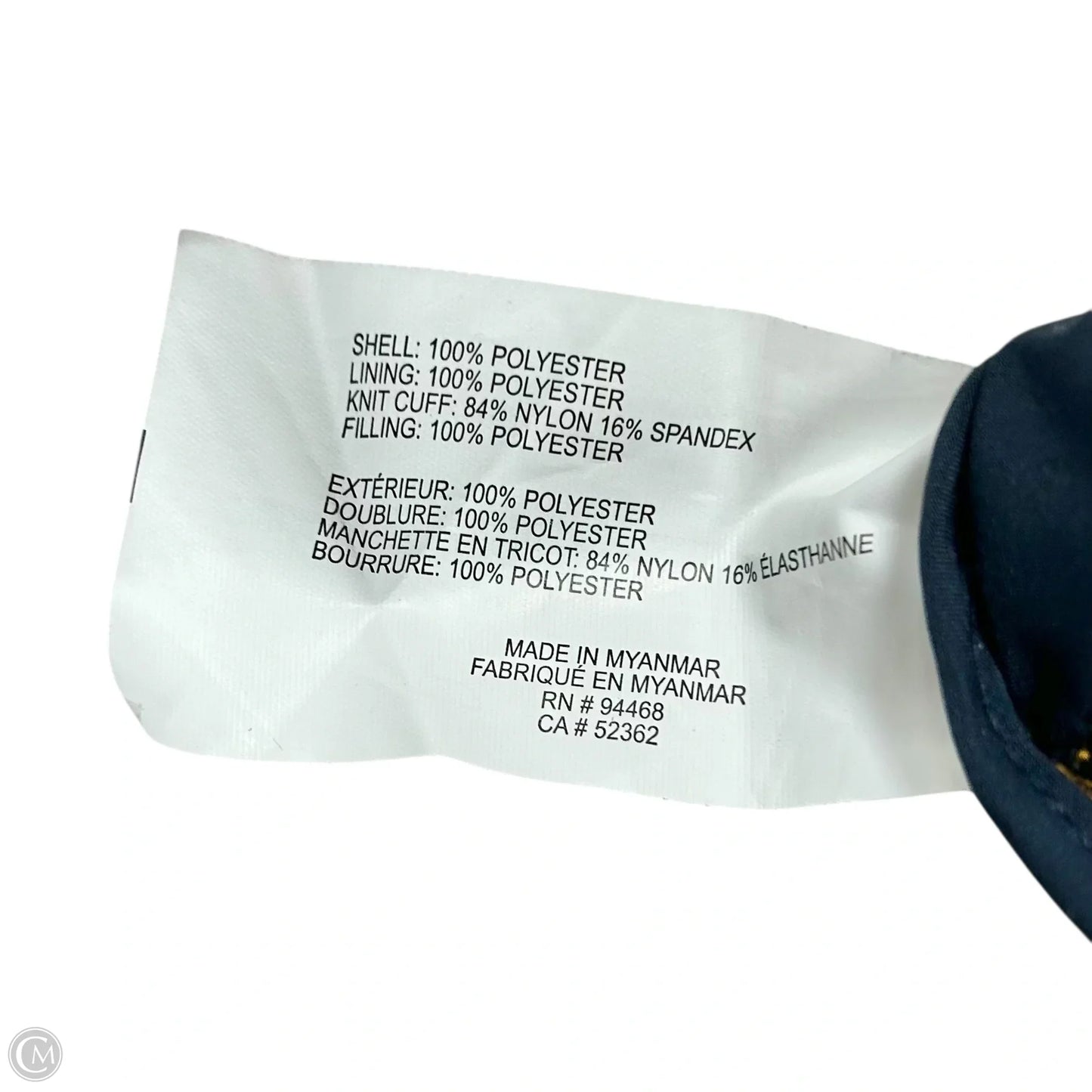 Coat Puffer & Quilted By Hfx In Yellow, Size: Xl