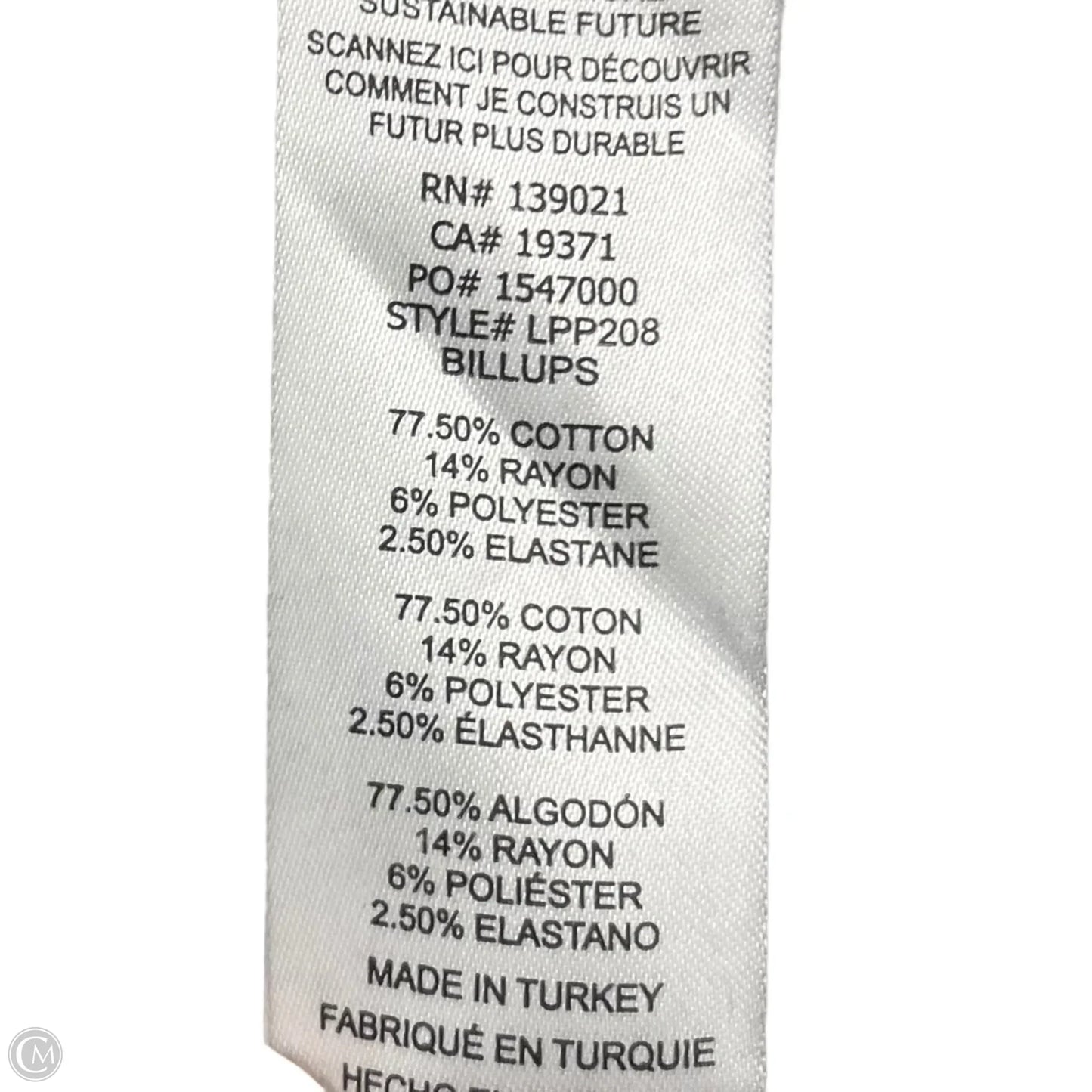 Jeans Skinny By Frame In Black Denim, Size: 0