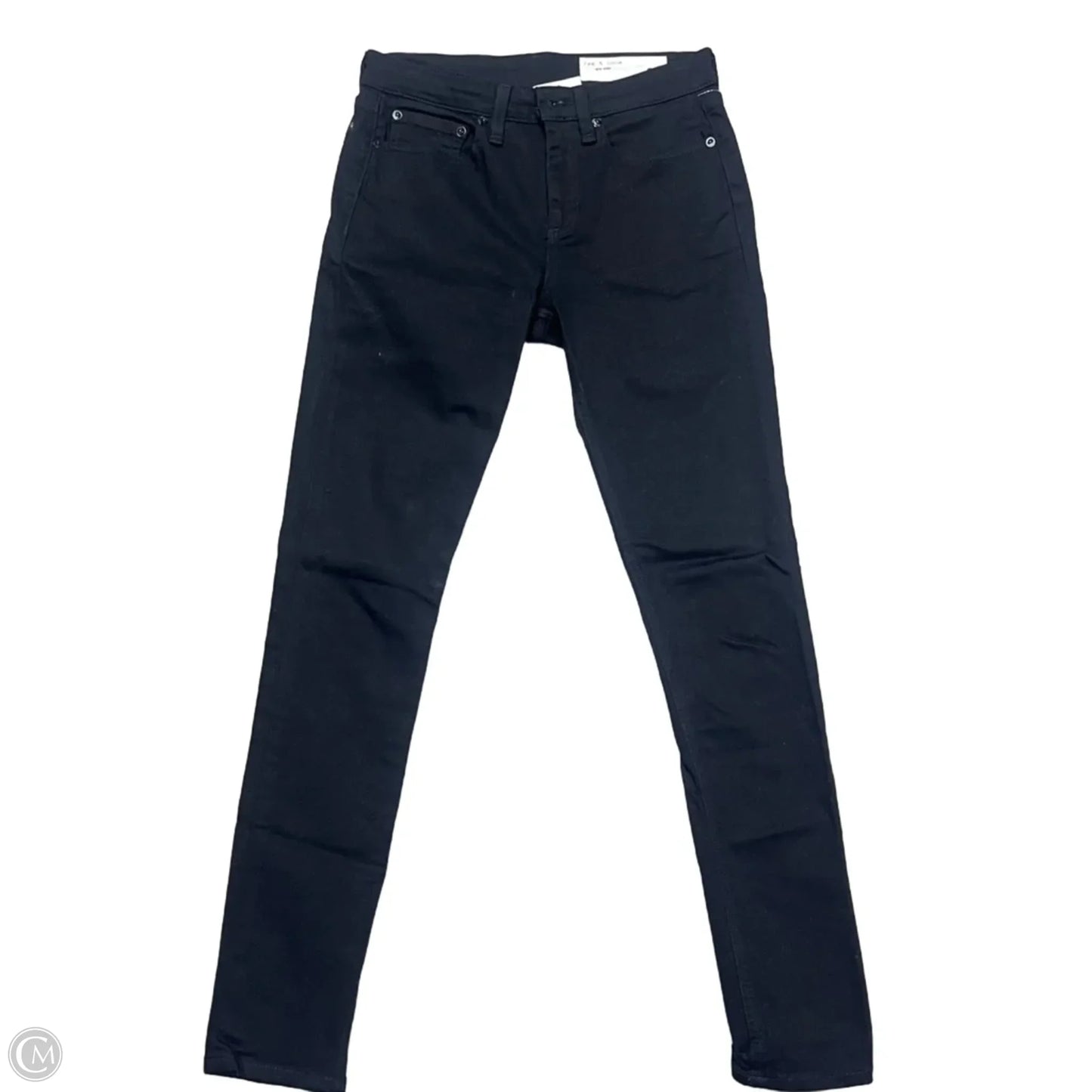 Jeans Skinny By Rag And Bone In Black, Size: 0