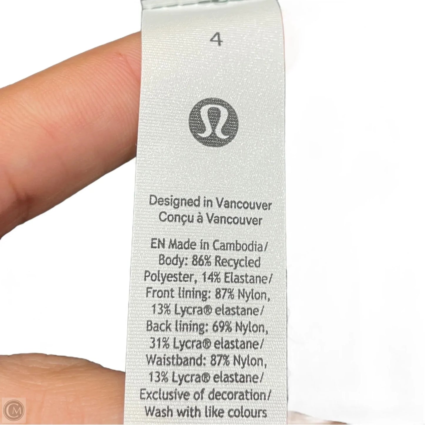 Athletic Skirt By Lululemon In Green, Size: S