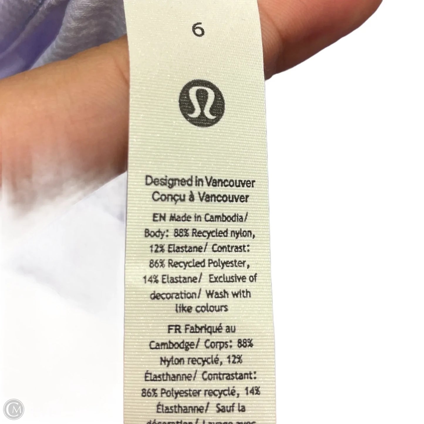 Athletic Tank Top By Lululemon In Purple, Size: S