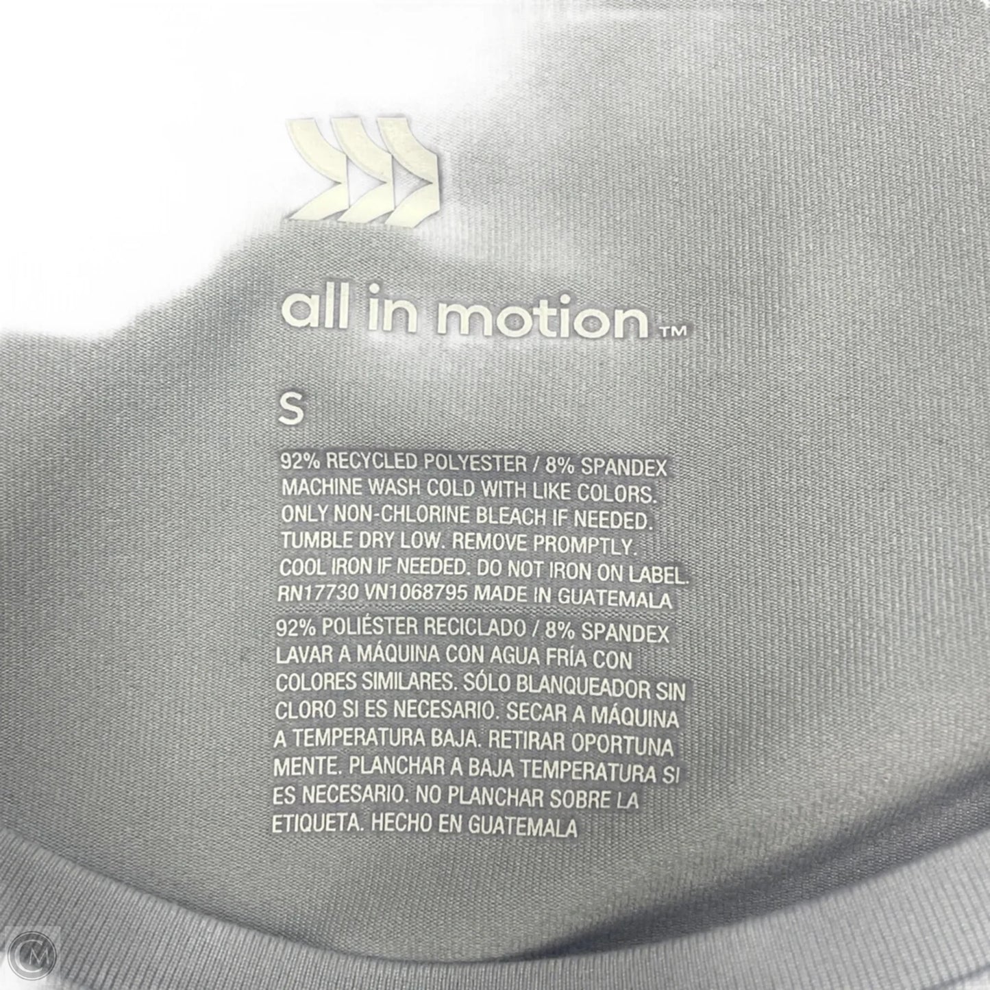 Athletic Top Long Sleeve Crewneck By All In Motion In Purple, Size: S