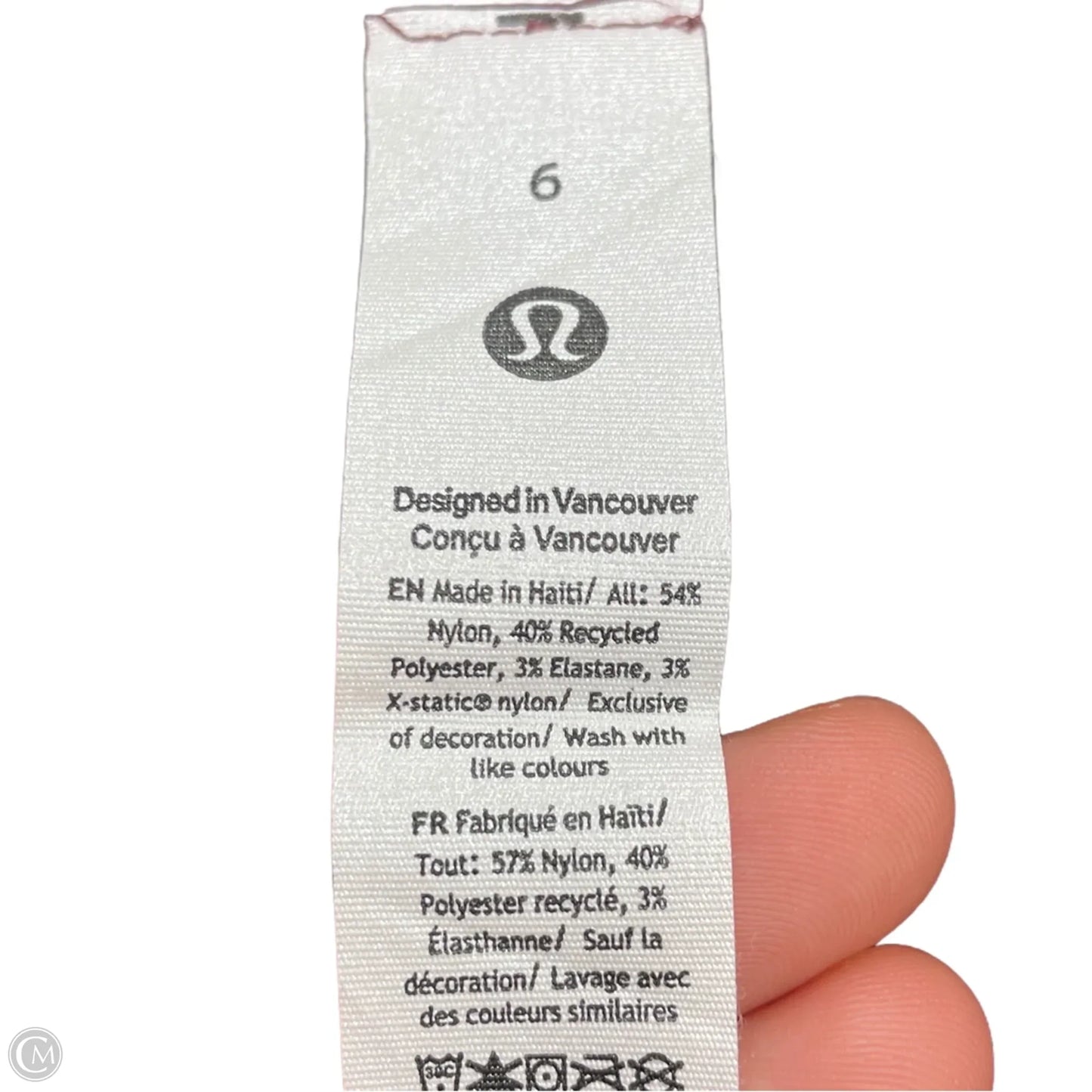 Athletic Top Long Sleeve Crewneck By Lululemon In Maroon, Size: S