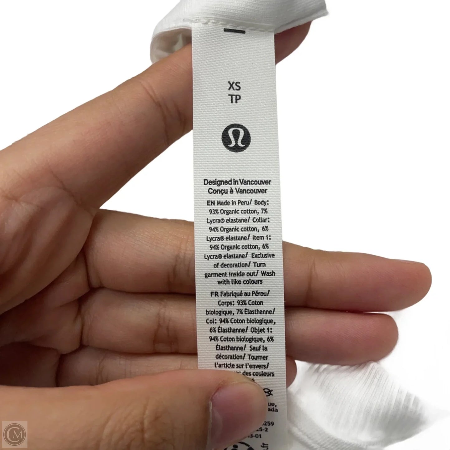 Athletic Tank Top By Lululemon In White, Size: Xs