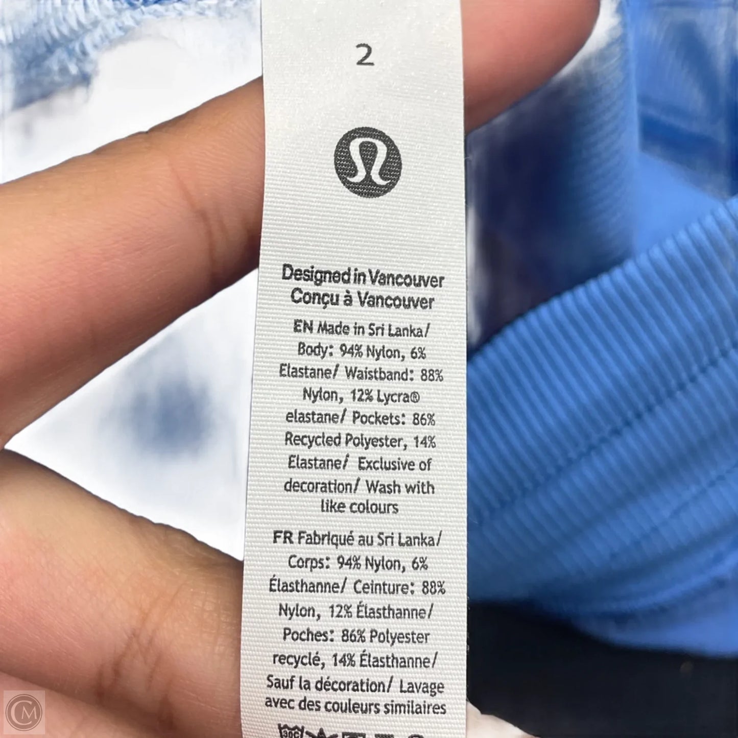 Athletic Pants By Lululemon In Blue, Size: Xs