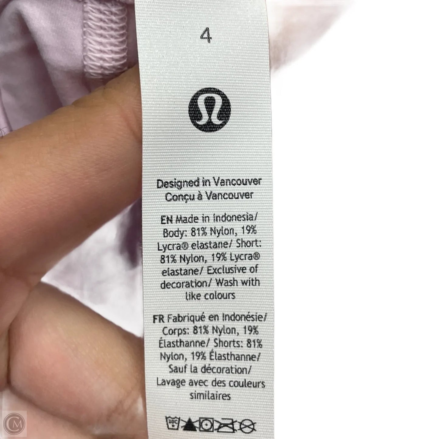 Athletic Skirt By Lululemon In Pink, Size: S