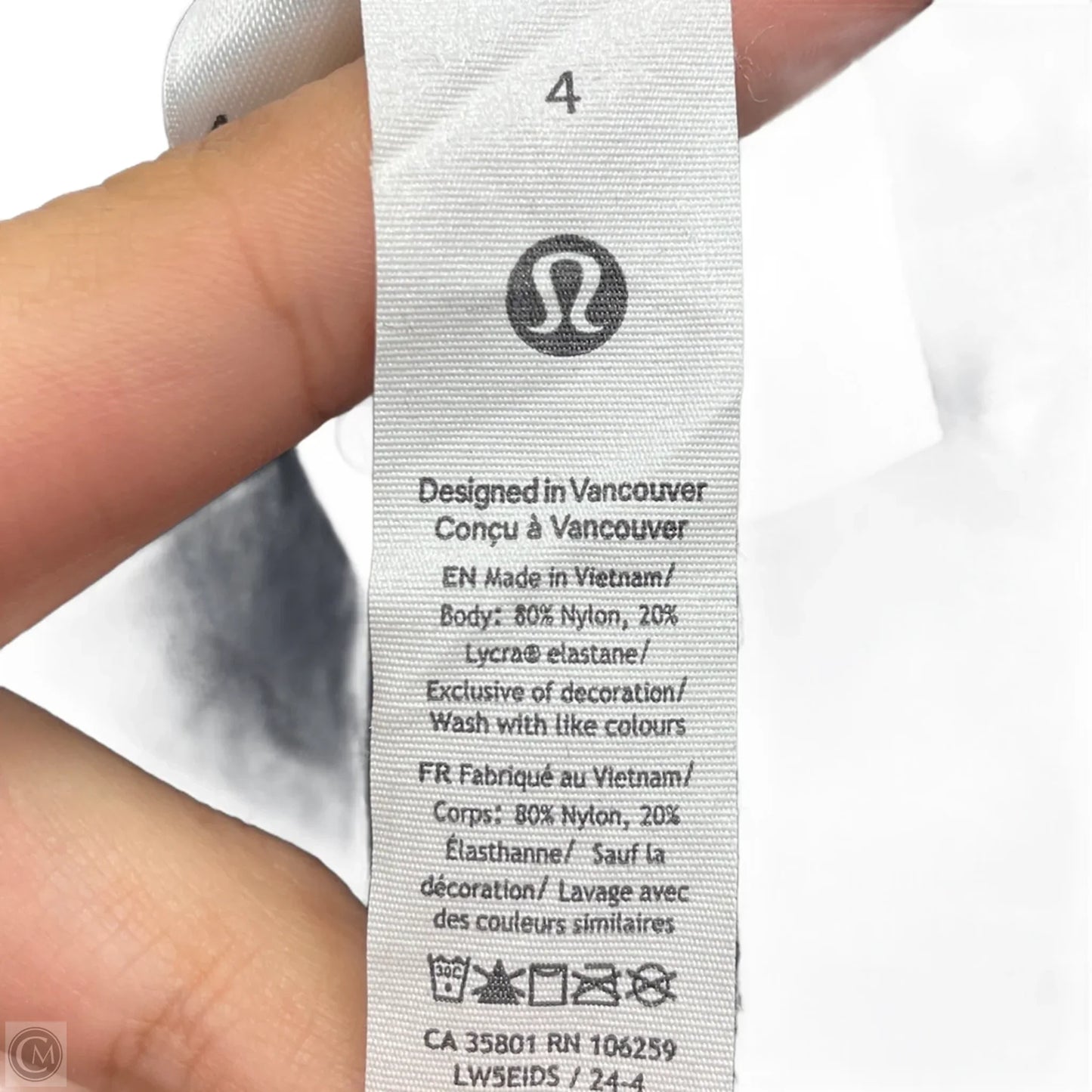 Athletic Leggings By Lululemon In Black, Size: S