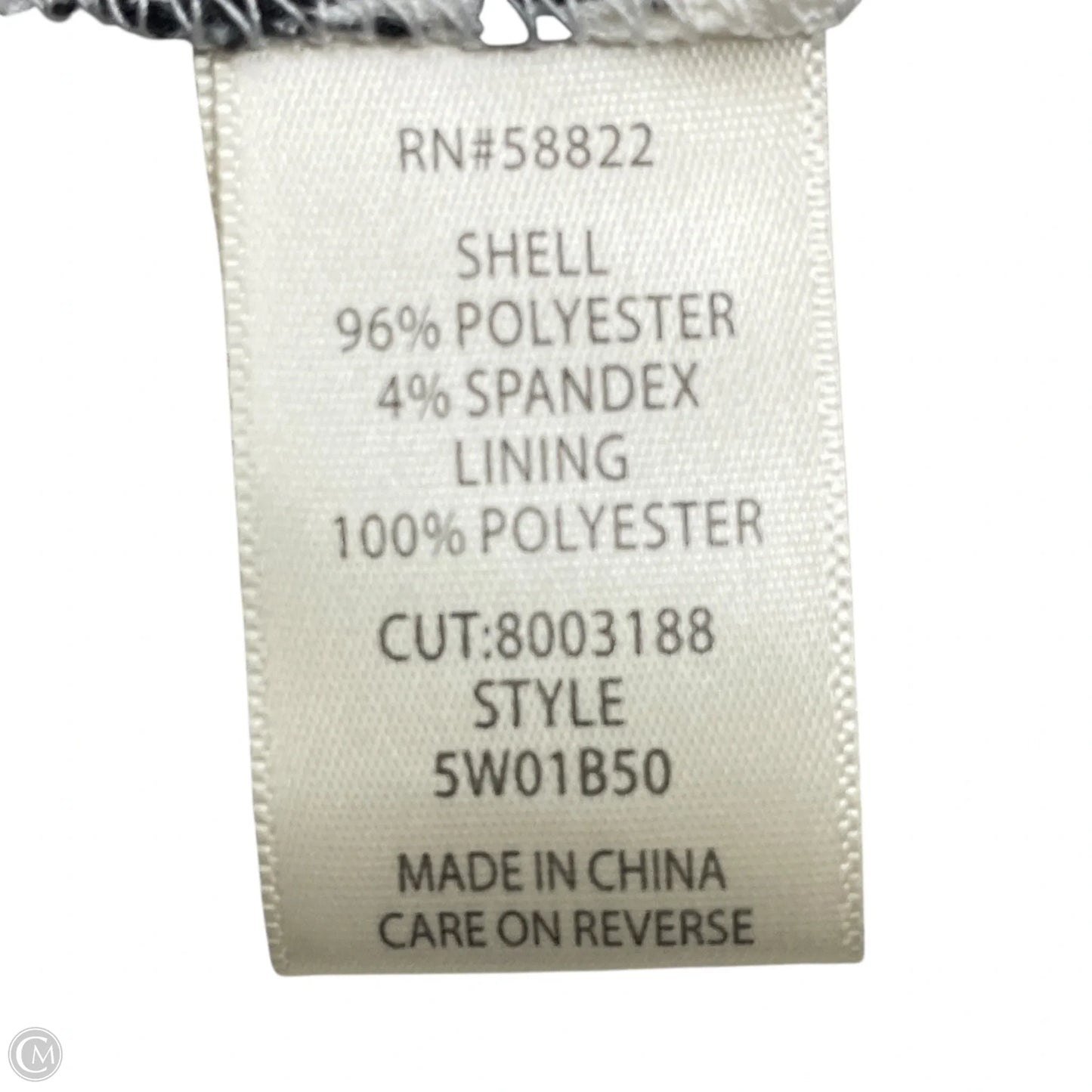 Dress Casual Maxi By Max Studio In Black & White, Size: 1x