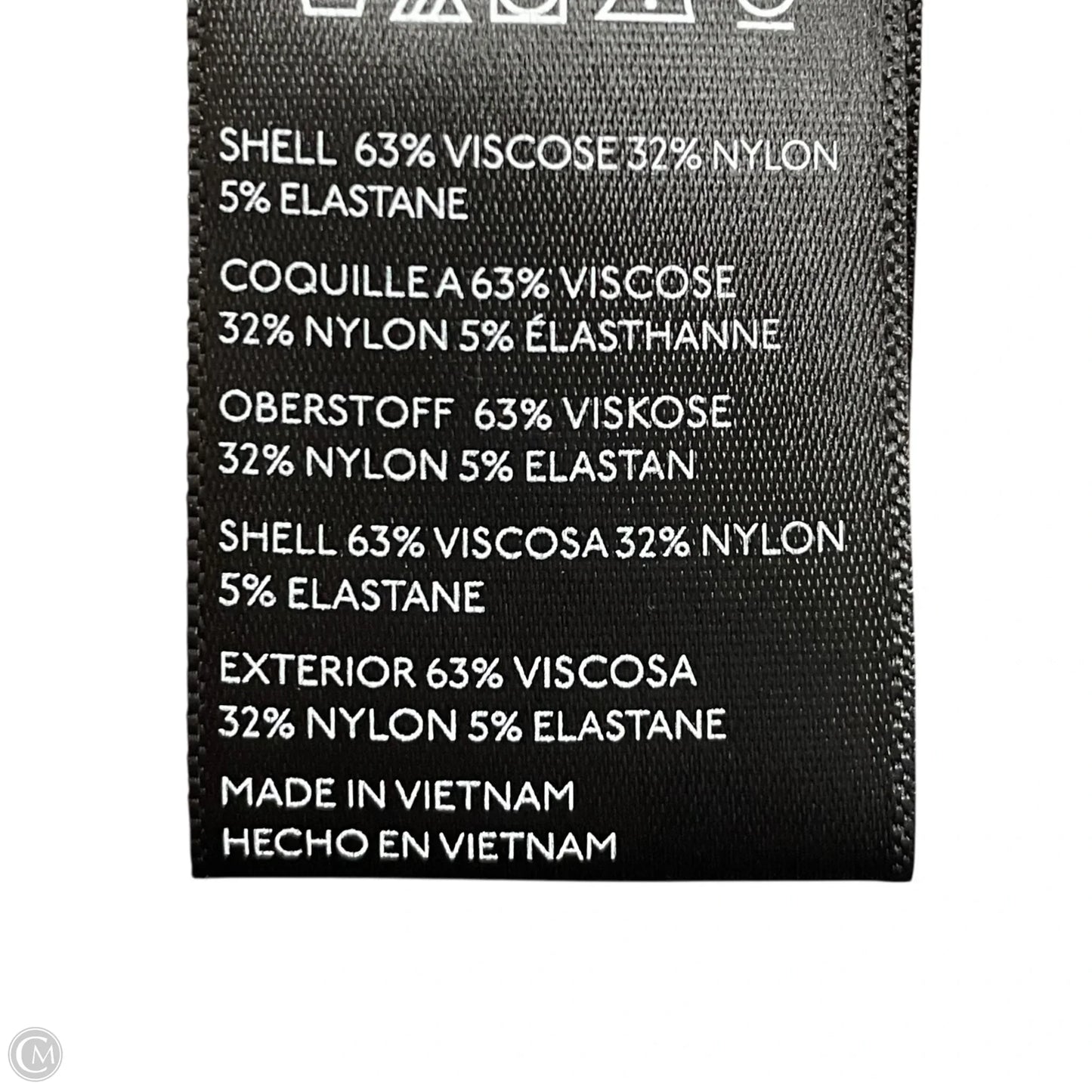 Top Short Sleeve By Maeve In Black & Pink, Size: M