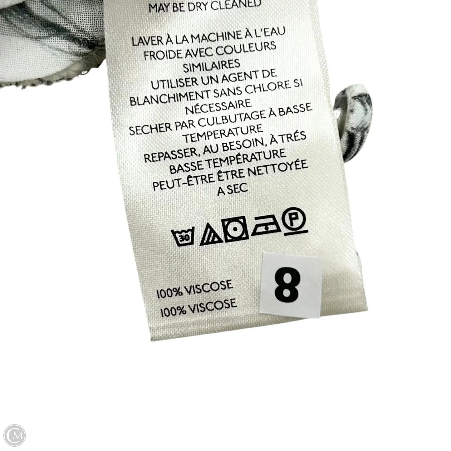 Dress Casual Short By Anthropologie In Black & White, Size: S