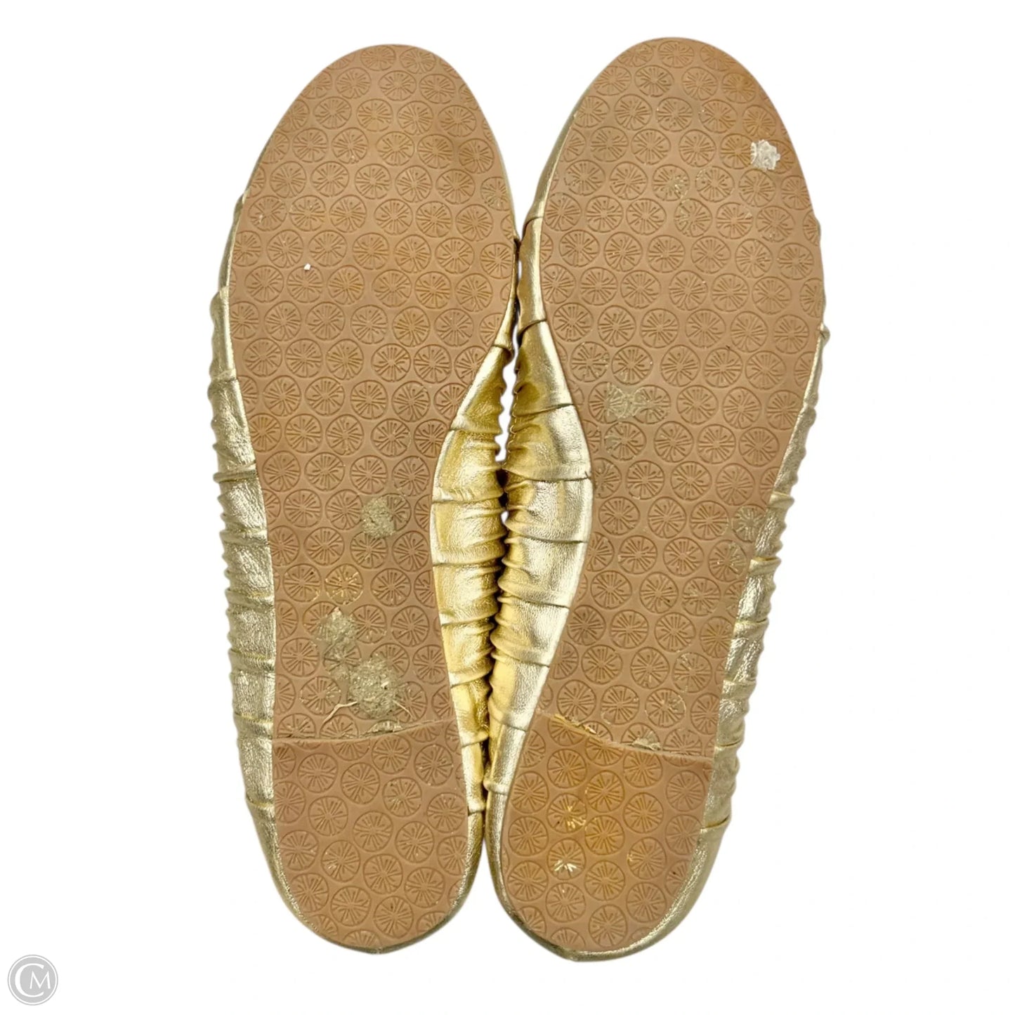 Shoes Designer By Lilly Pulitzer In Gold, Size: 9.5