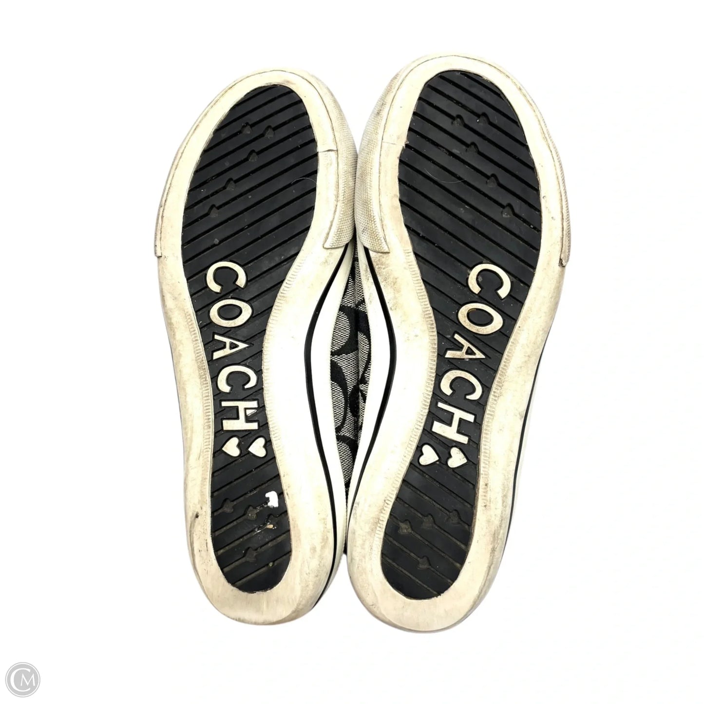 Shoes Designer By Coach In Black & Tan, Size: 6.5