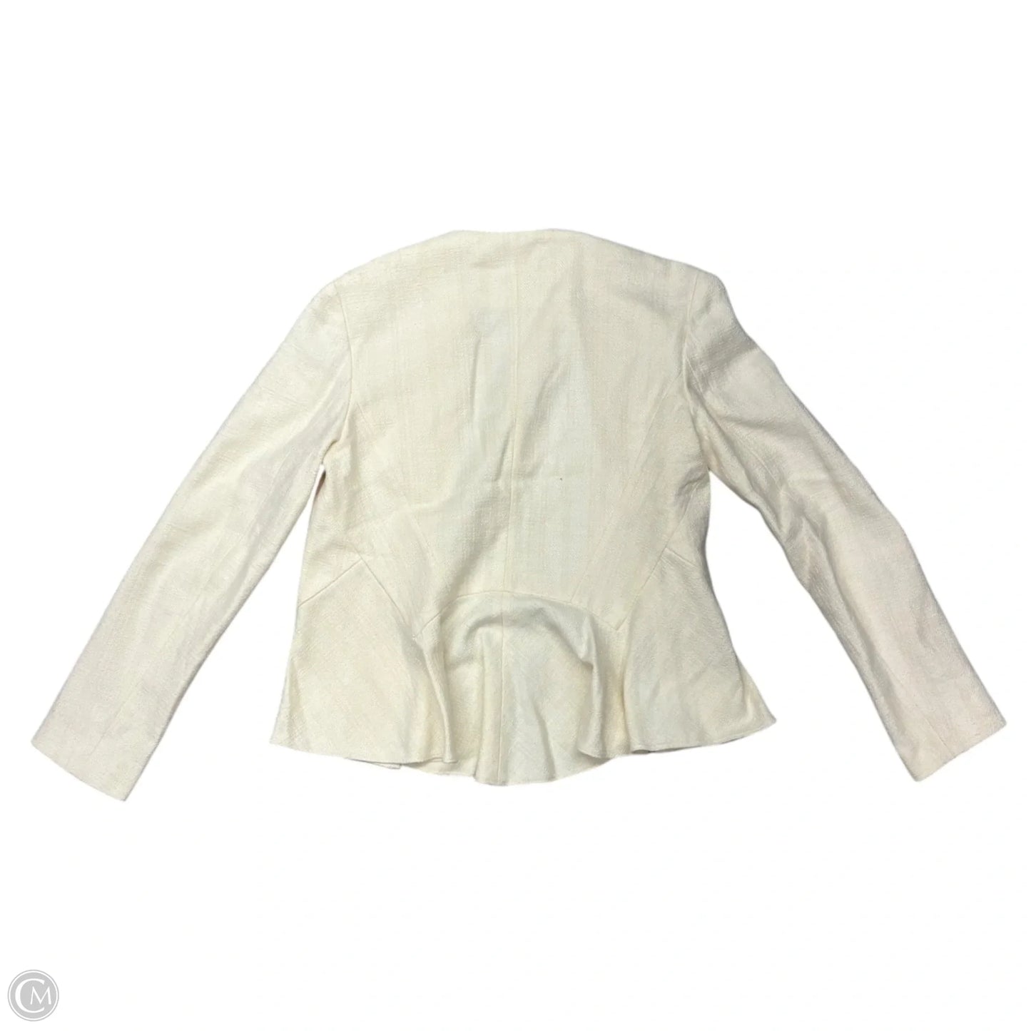 Blazer Designer By Derek Lam In Cream, Size: Xs