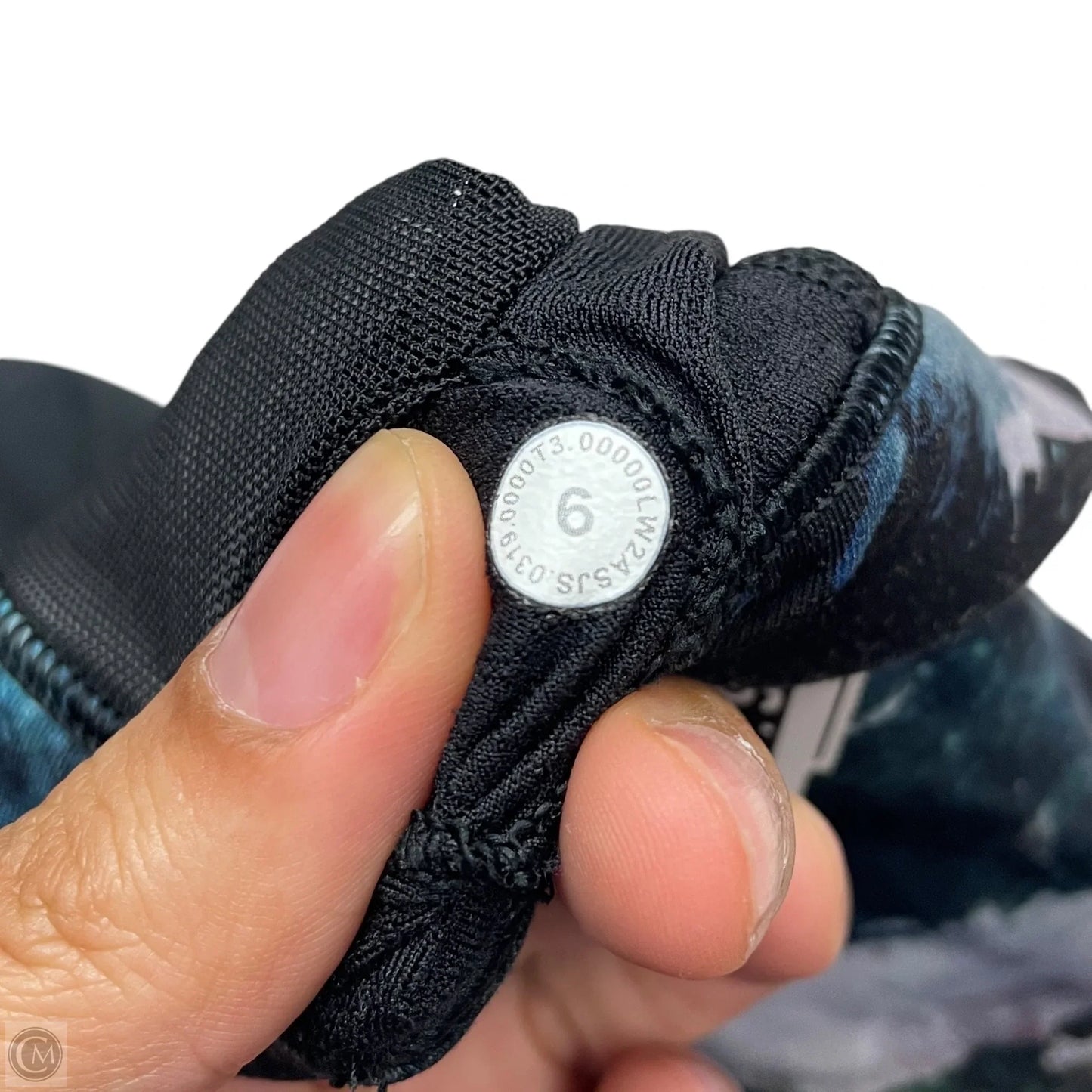 Athletic Bra By Lululemon In Black & Grey, Size: S