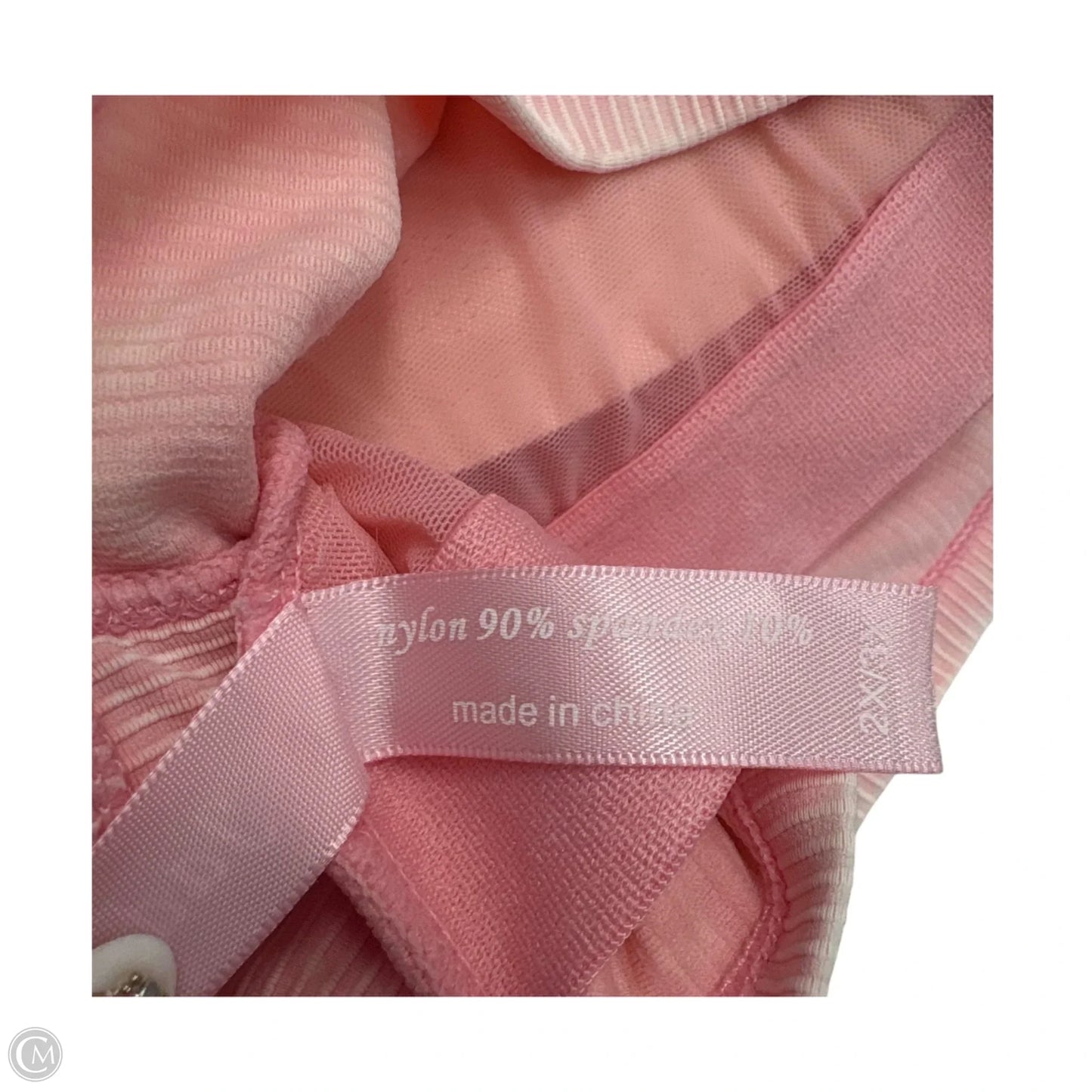 Athletic Bra By Jady K In Pink, Size: 2x