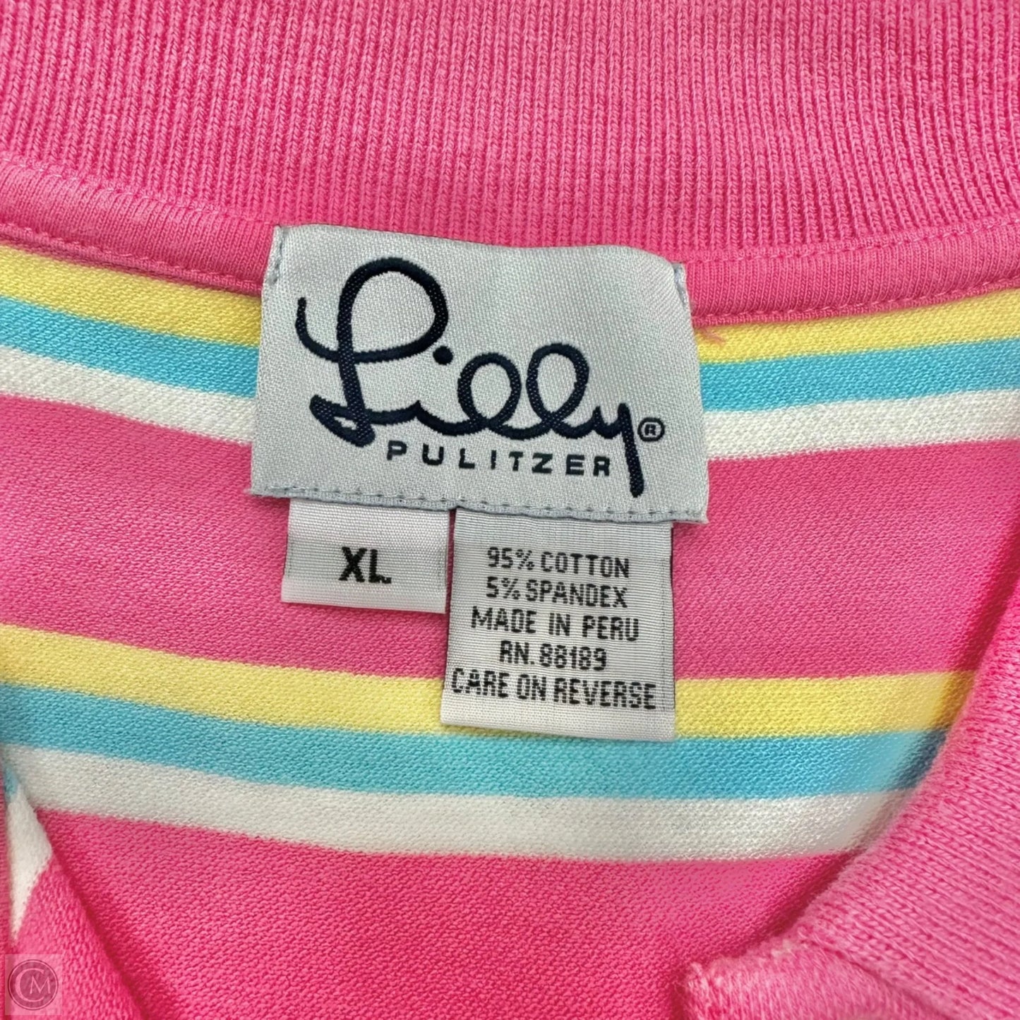 Dress Designer By Lilly Pulitzer In Striped Pattern, Size: Xl