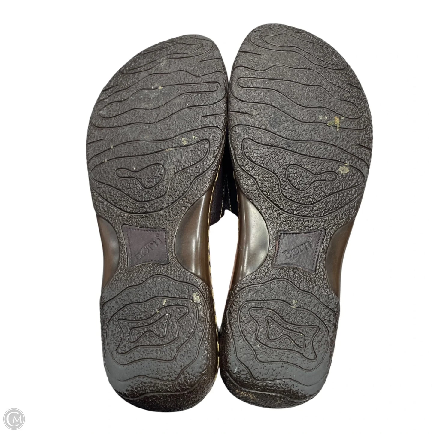 Sandals Flats By Born In Brown, Size: 7