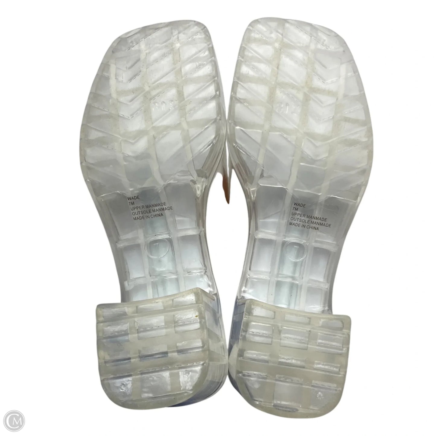 Sandals Heels Block By Matisse In Clear, Size: 7