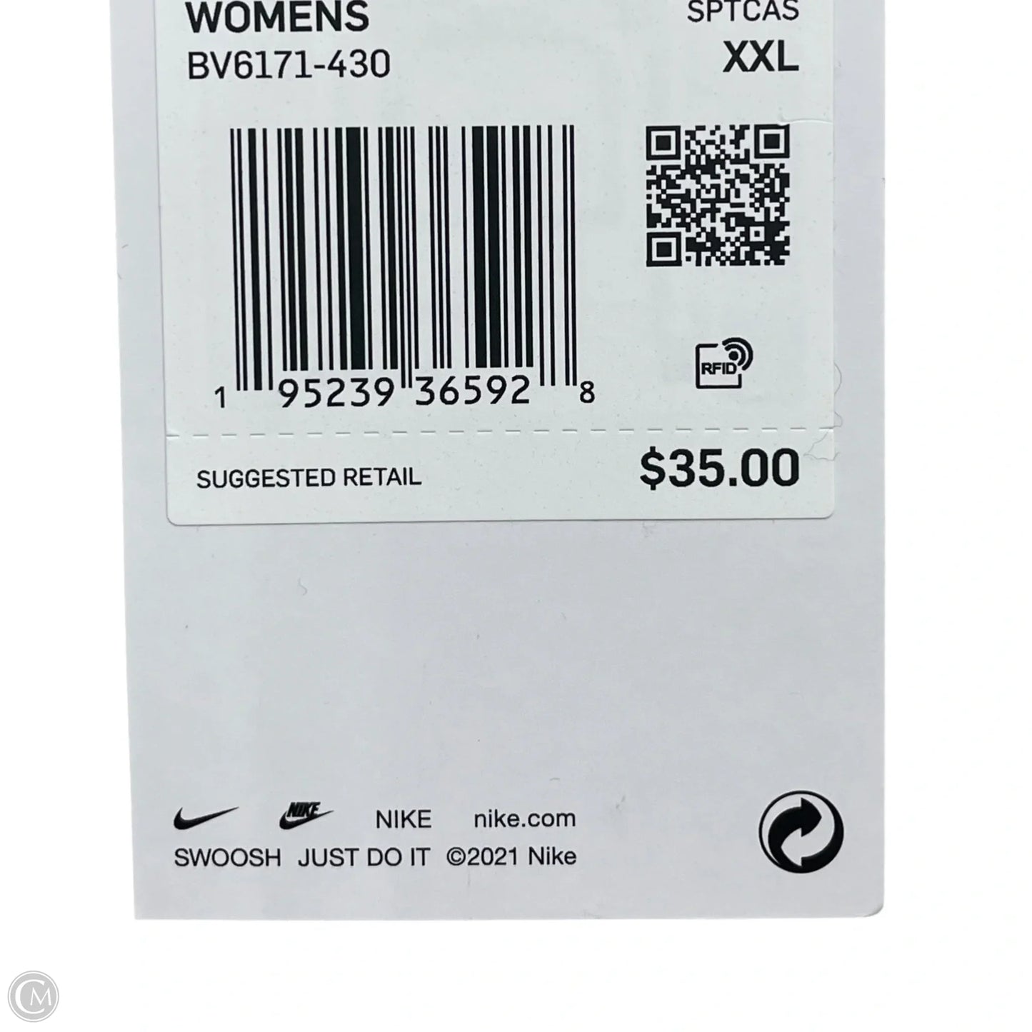 Athletic Top Long Sleeve Crewneck By Nike Apparel In Purple, Size: Xxl