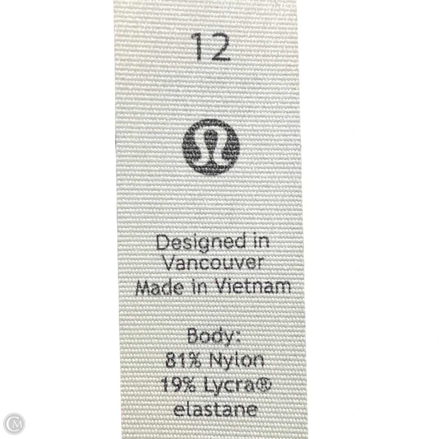 Athletic Shorts By Lululemon In Black & Grey, Size: L