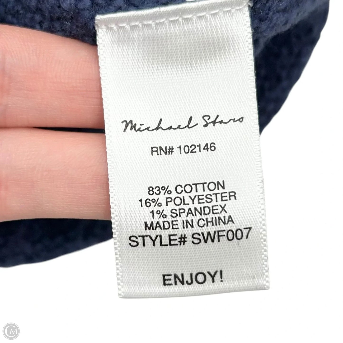Sweater Cardigan By Michael Stars In Navy, Size: Xs