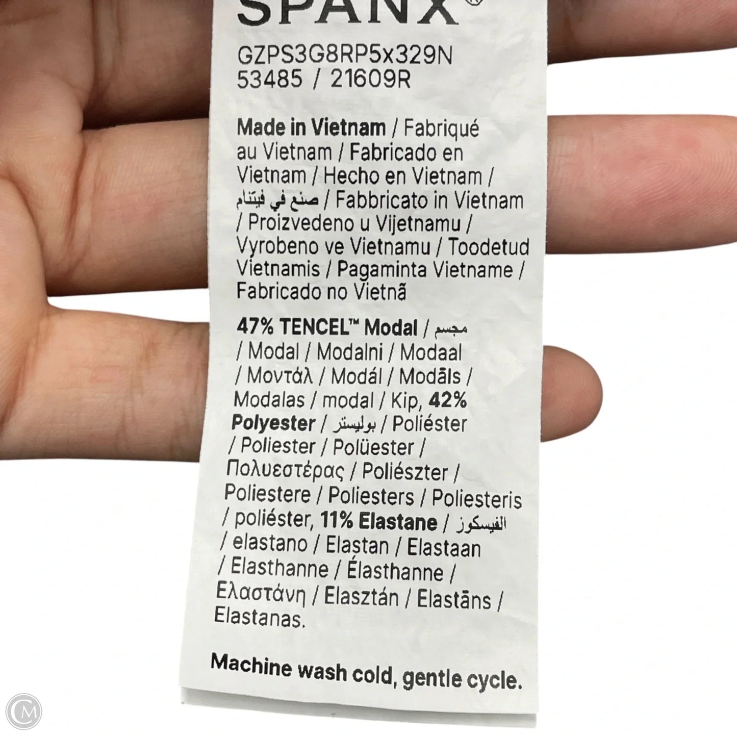 Dress Casual Midi By Spanx In Blue & White, Size: M