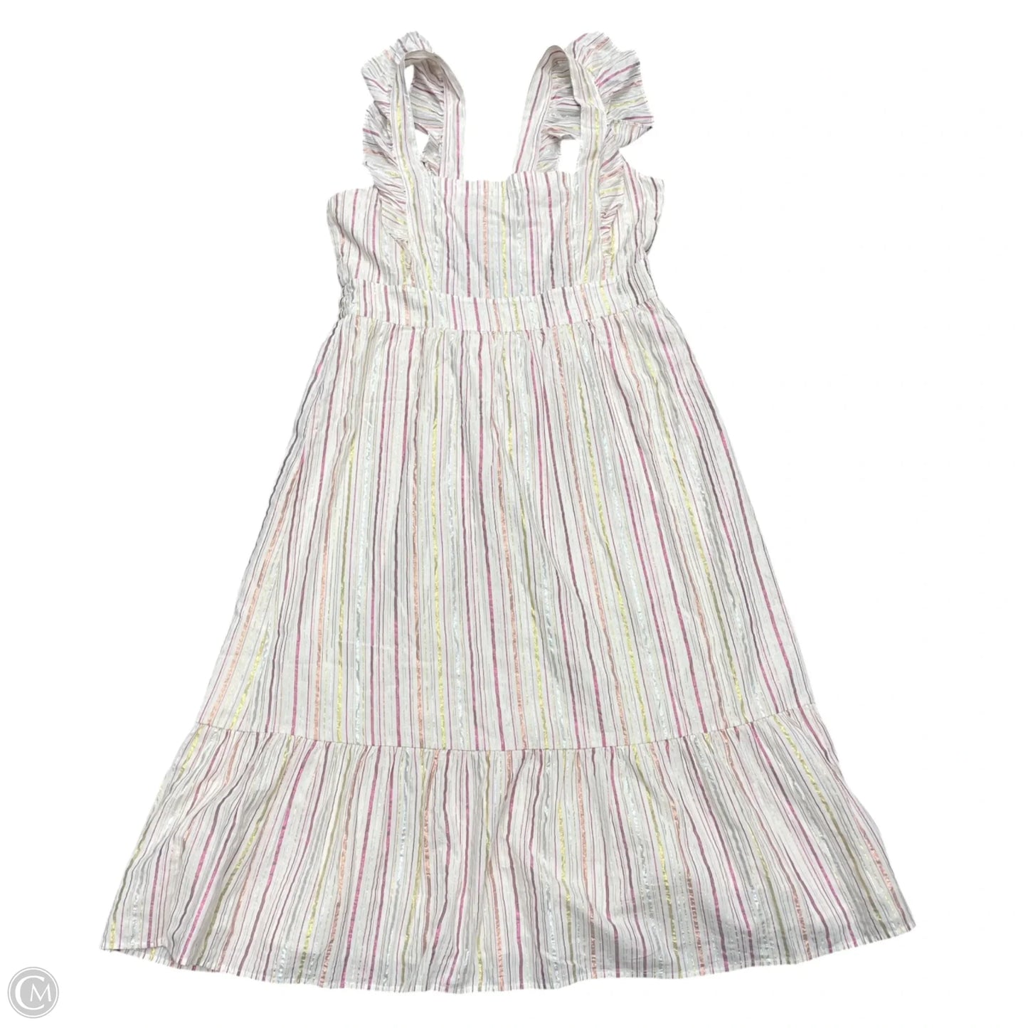 Dress Casual Maxi By Loft In Striped Pattern, Size: L