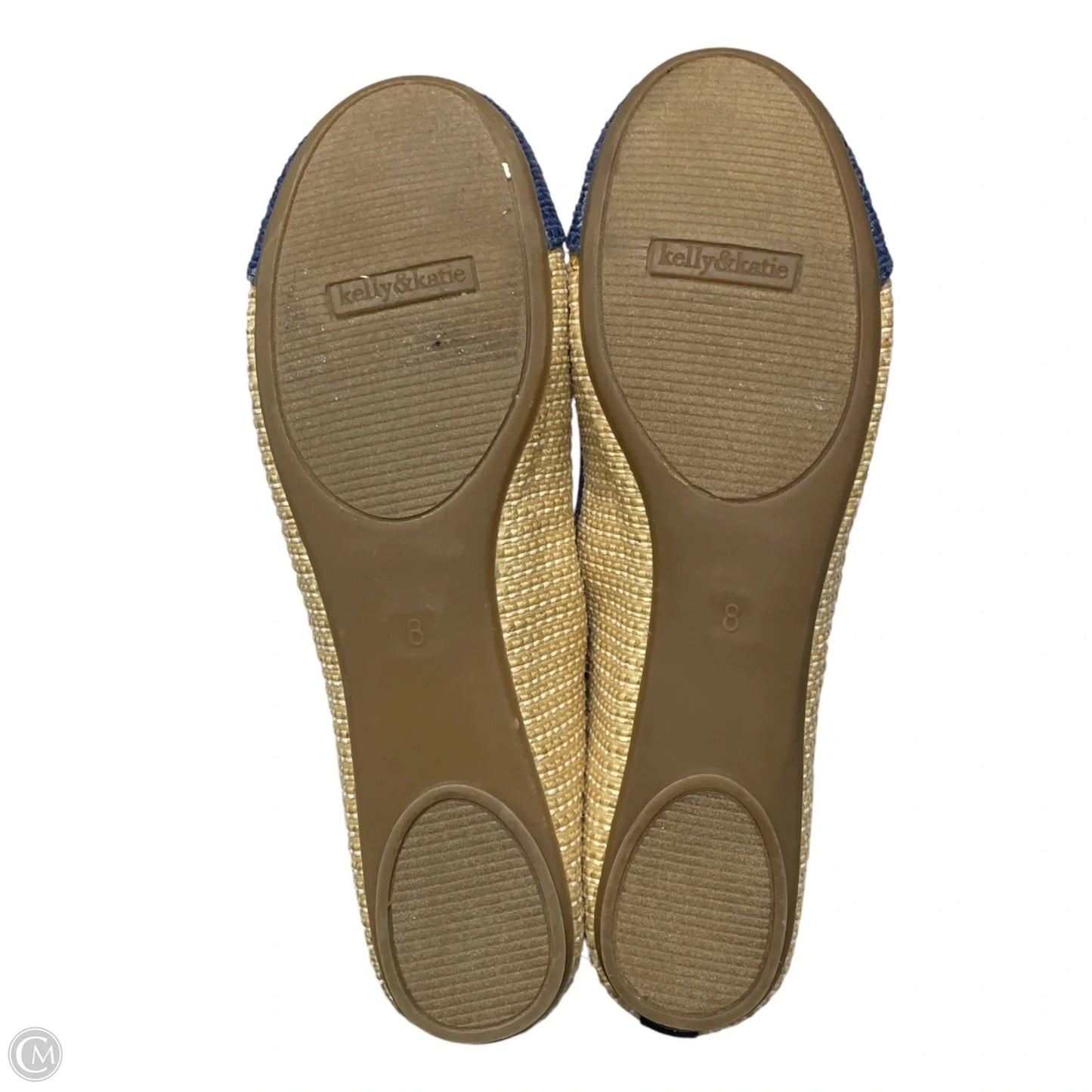 Shoes Flats By Kelly And Katie In Blue & Tan, Size: 8