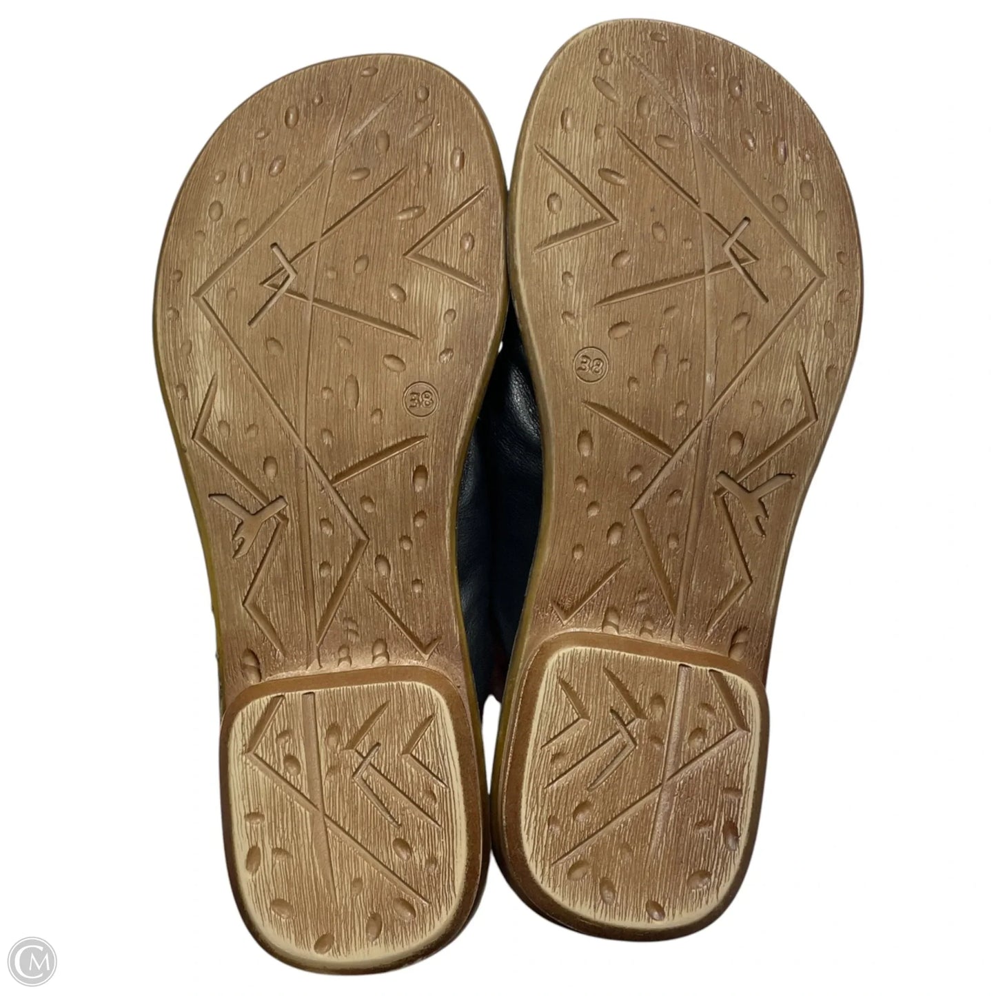 Sandals Flats By Sanata In Black, Size: 7.5