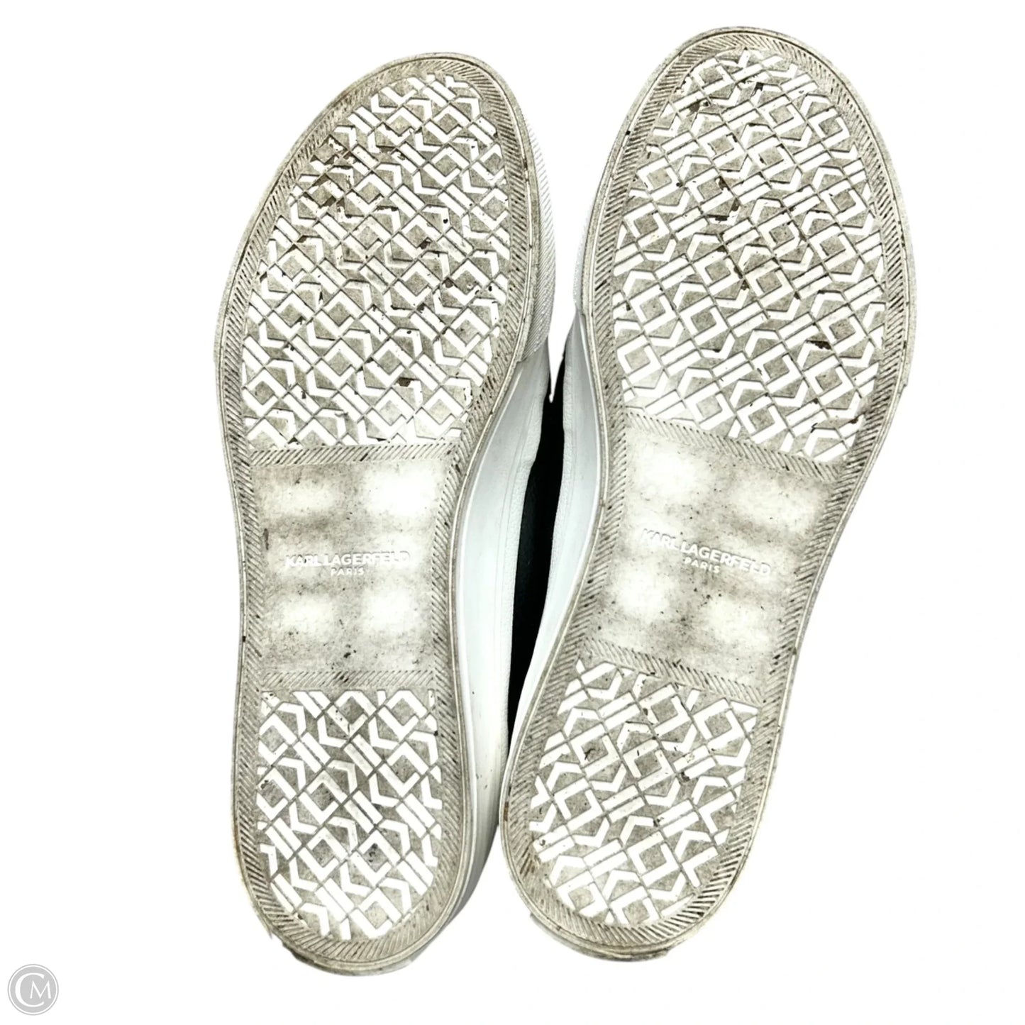 Shoes Designer By Karl Lagerfeld In Black, Size: 11