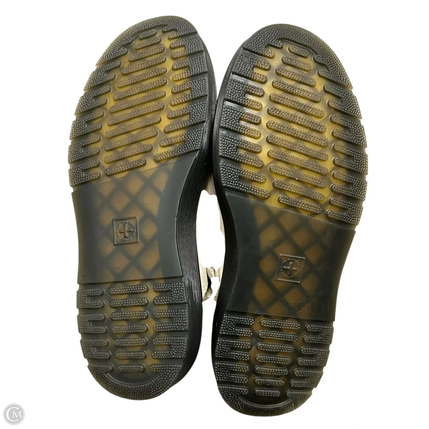 Shoes Flats By Dr Martens In Taupe, Size: 8