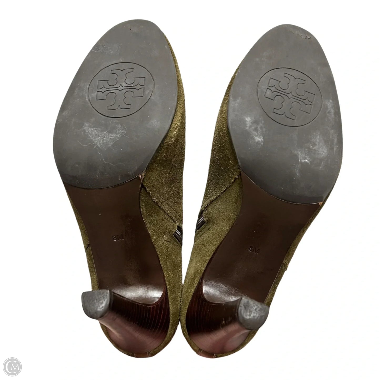 Boots Designer By Tory Burch In Green, Size: 8