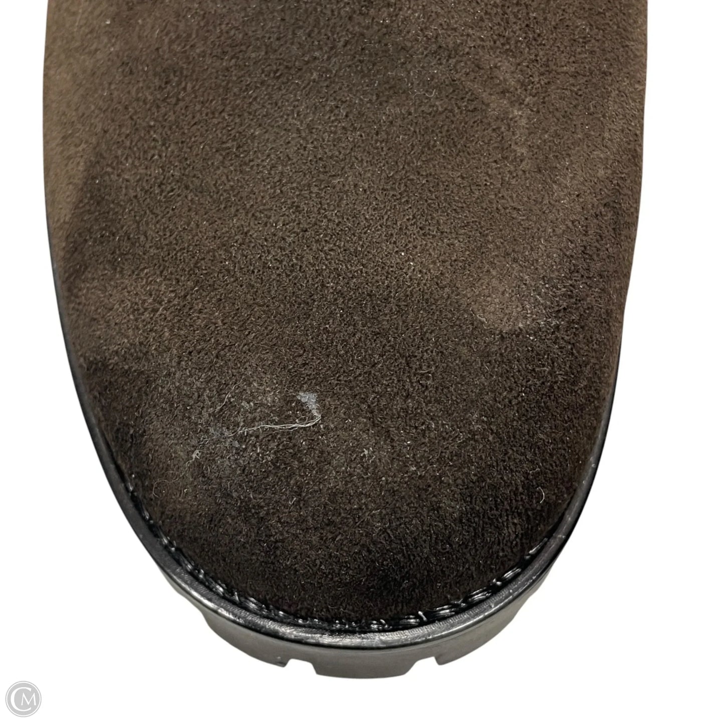 Boots Ankle Heels By Miz Mooz In Brown, Size: 10.5