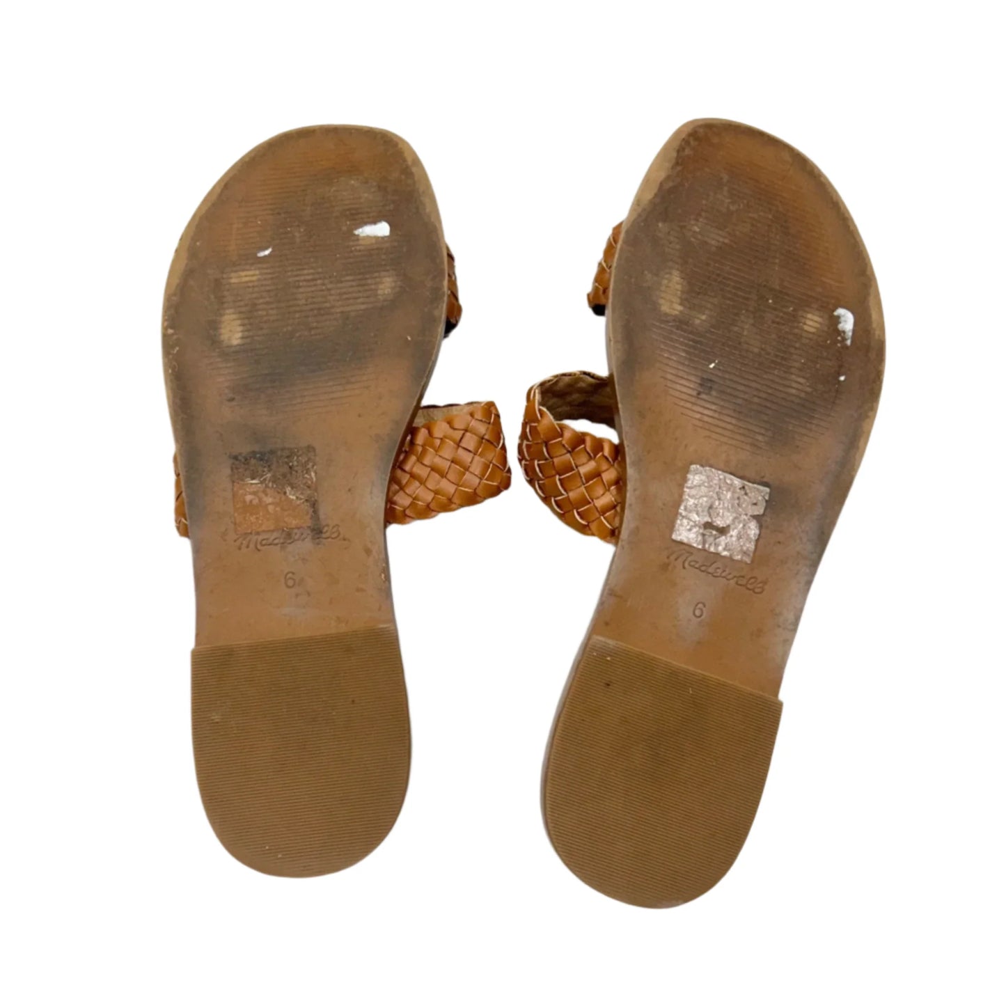 Sandals Flats By Madewell In Brown, Size: 6