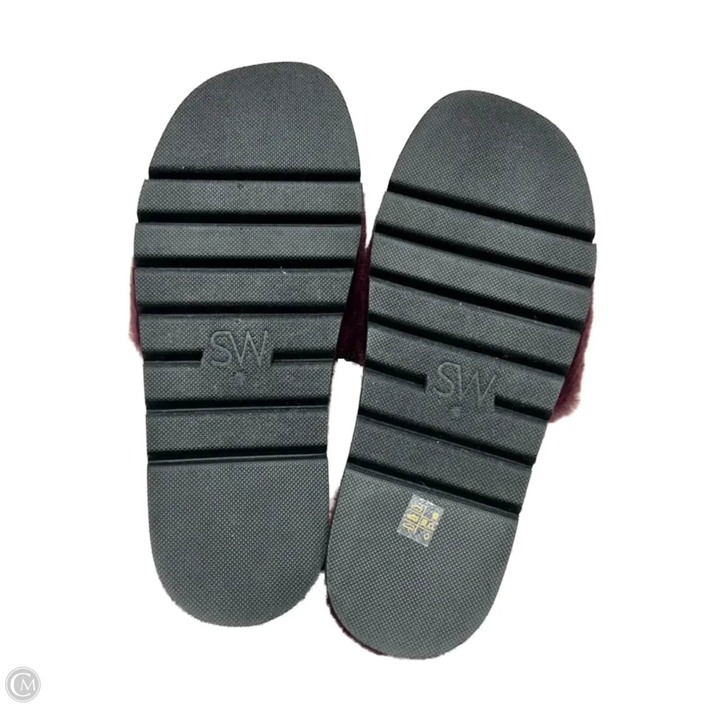 Sandals Designer By Stuart Weitzman In Maroon, Size: 8