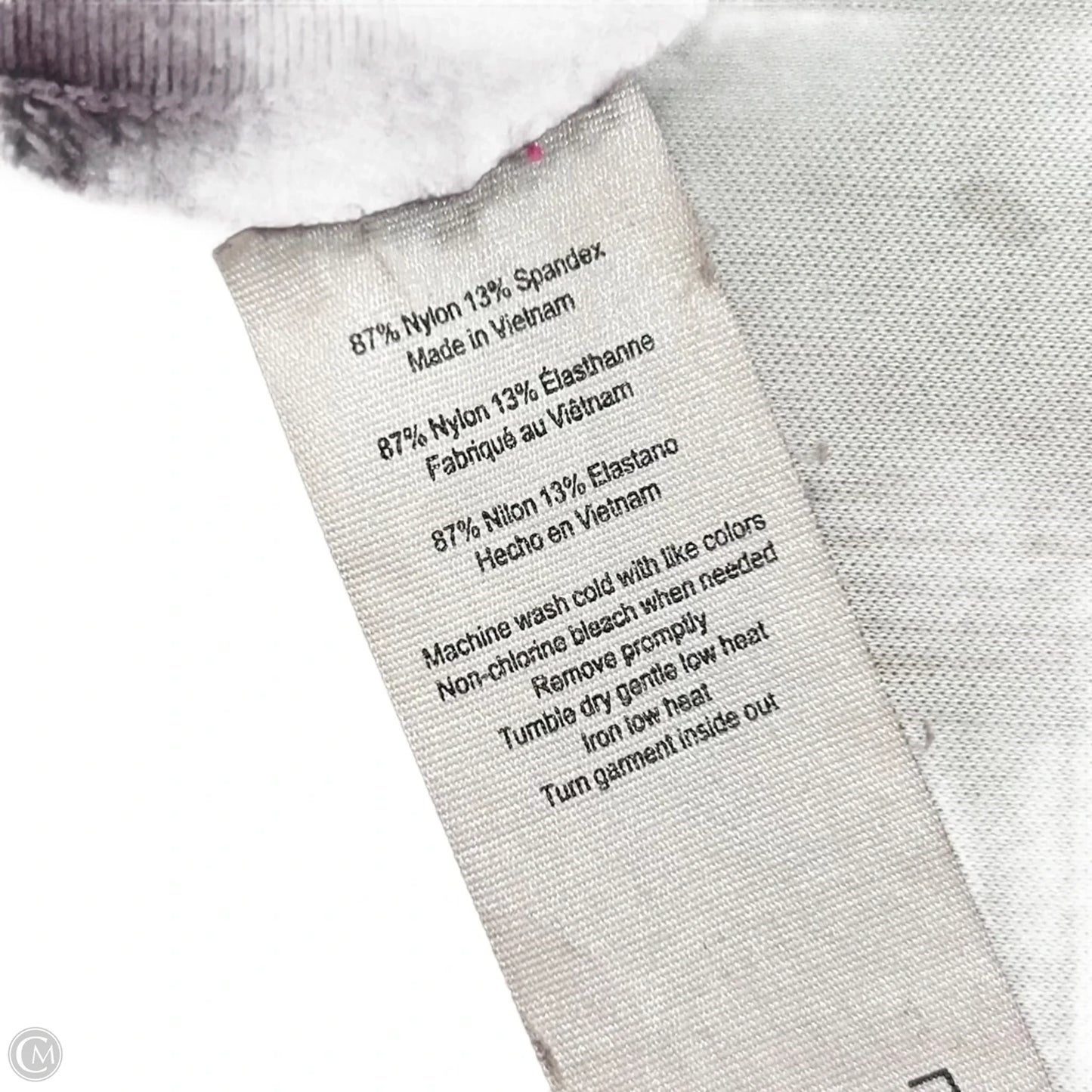 Athletic Leggings By Alo In Black & Purple, Size: M