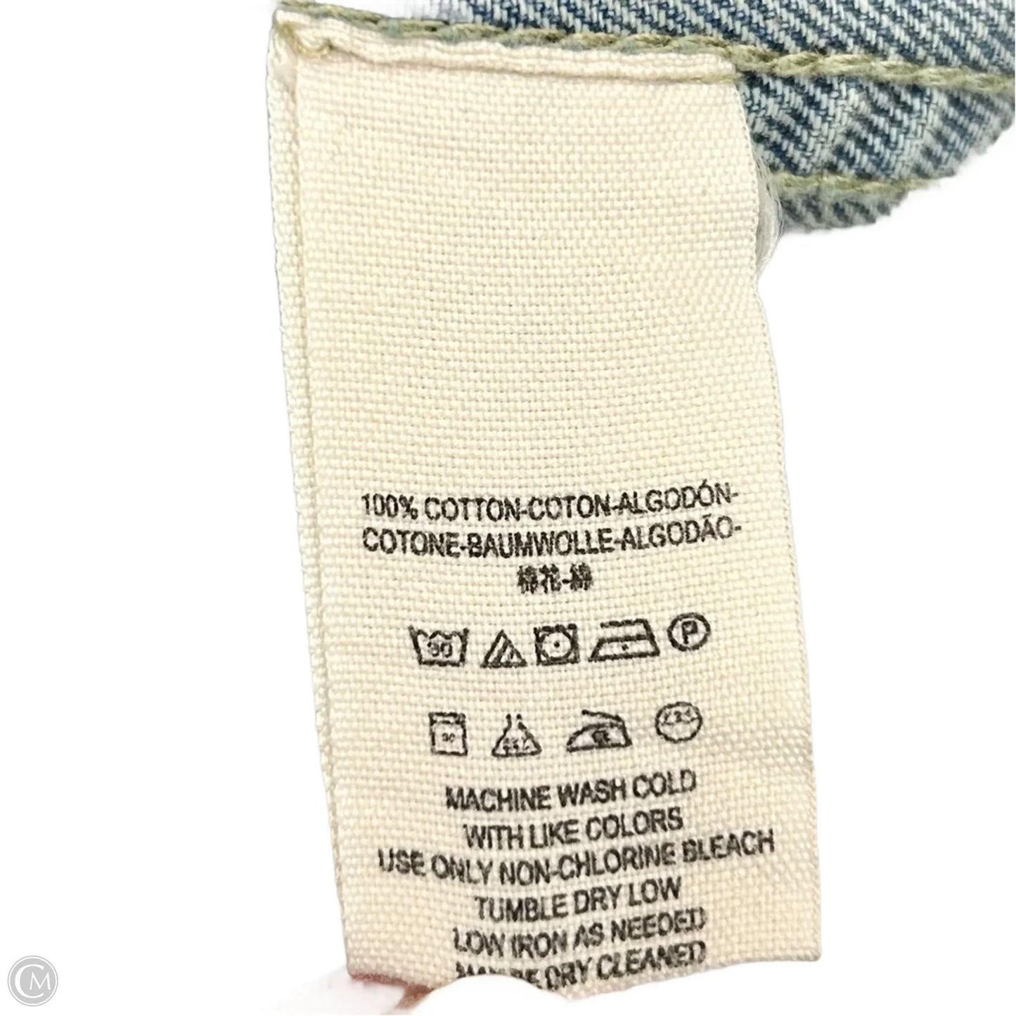 Jacket Denim By Free People In Blue Denim, Size: Xs