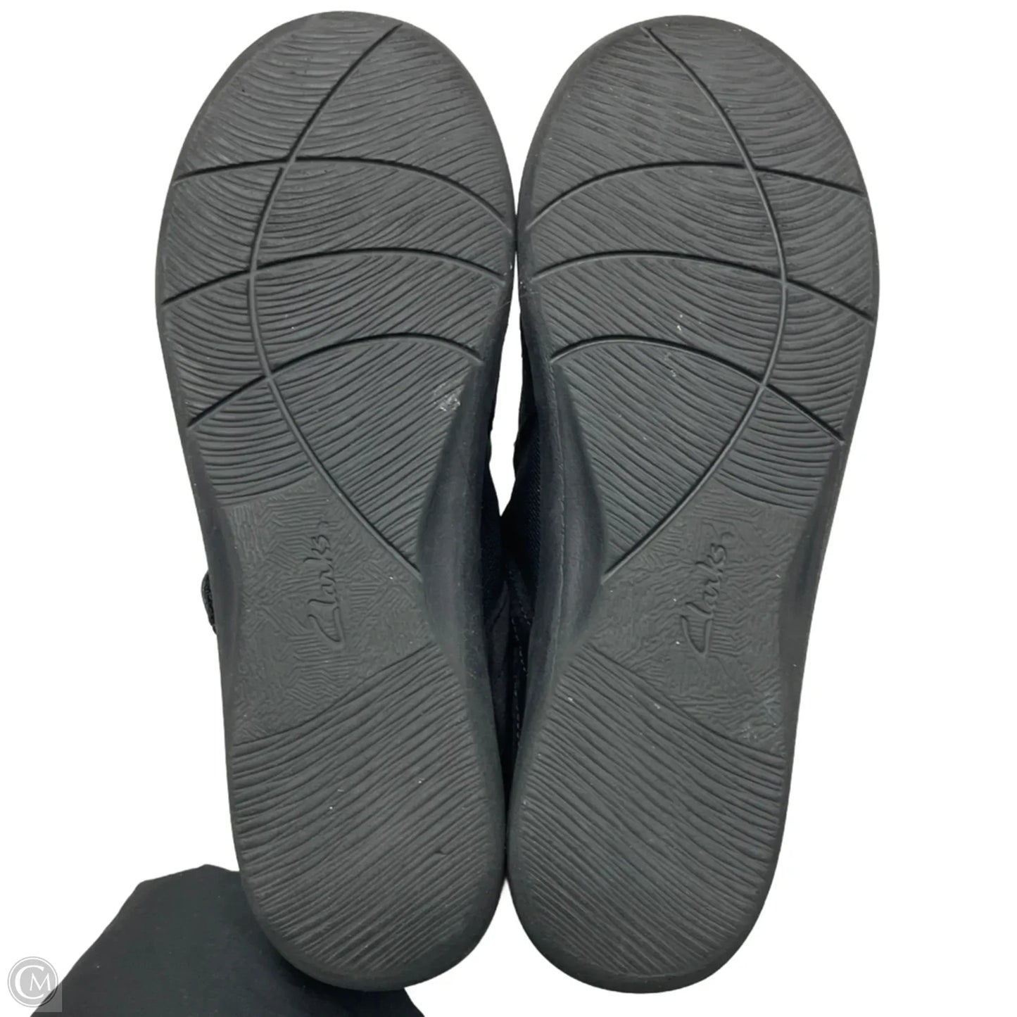 Shoes Flats By Clarks In Black, Size: 7