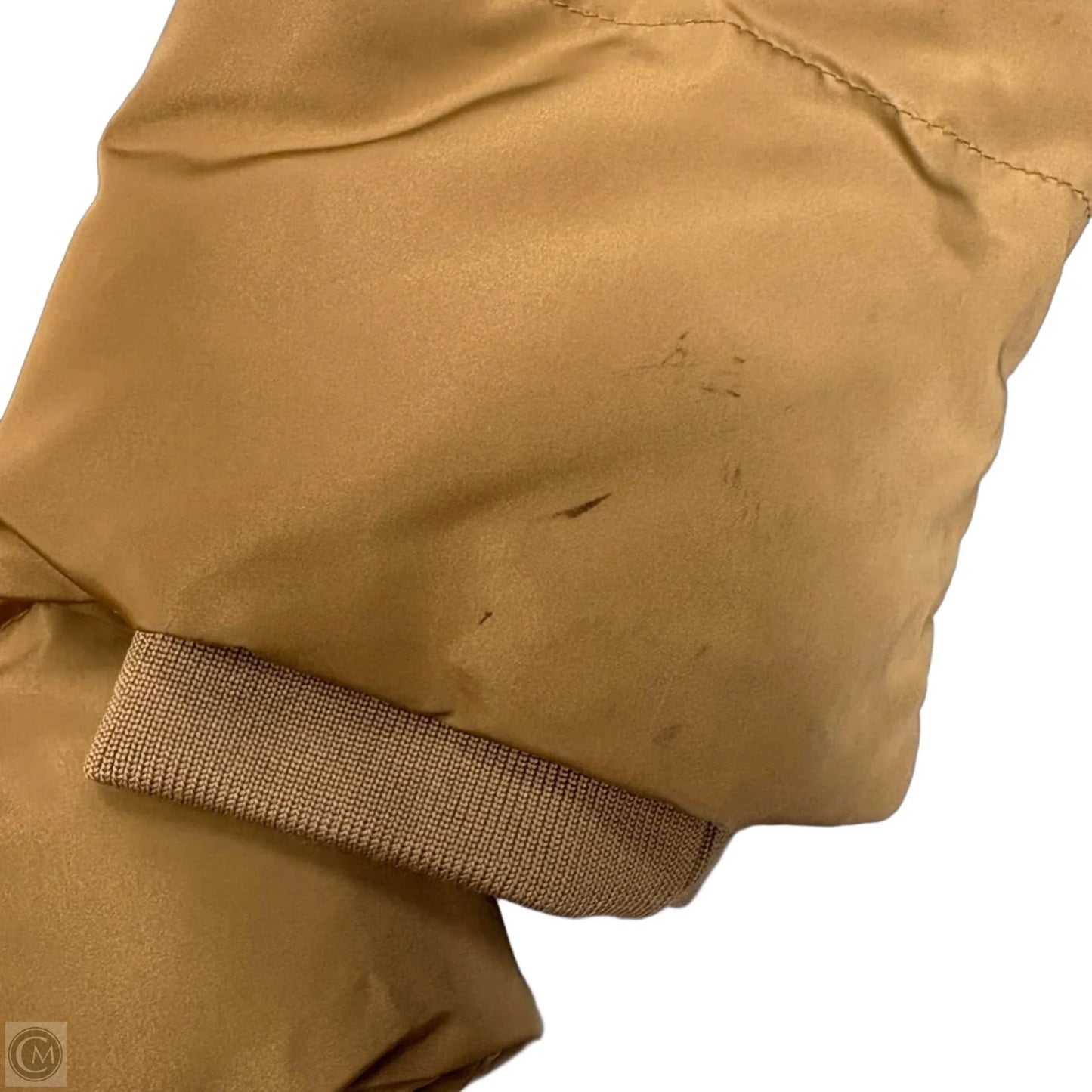 Coat Puffer & Quilted By Gap In Tan, Size: S