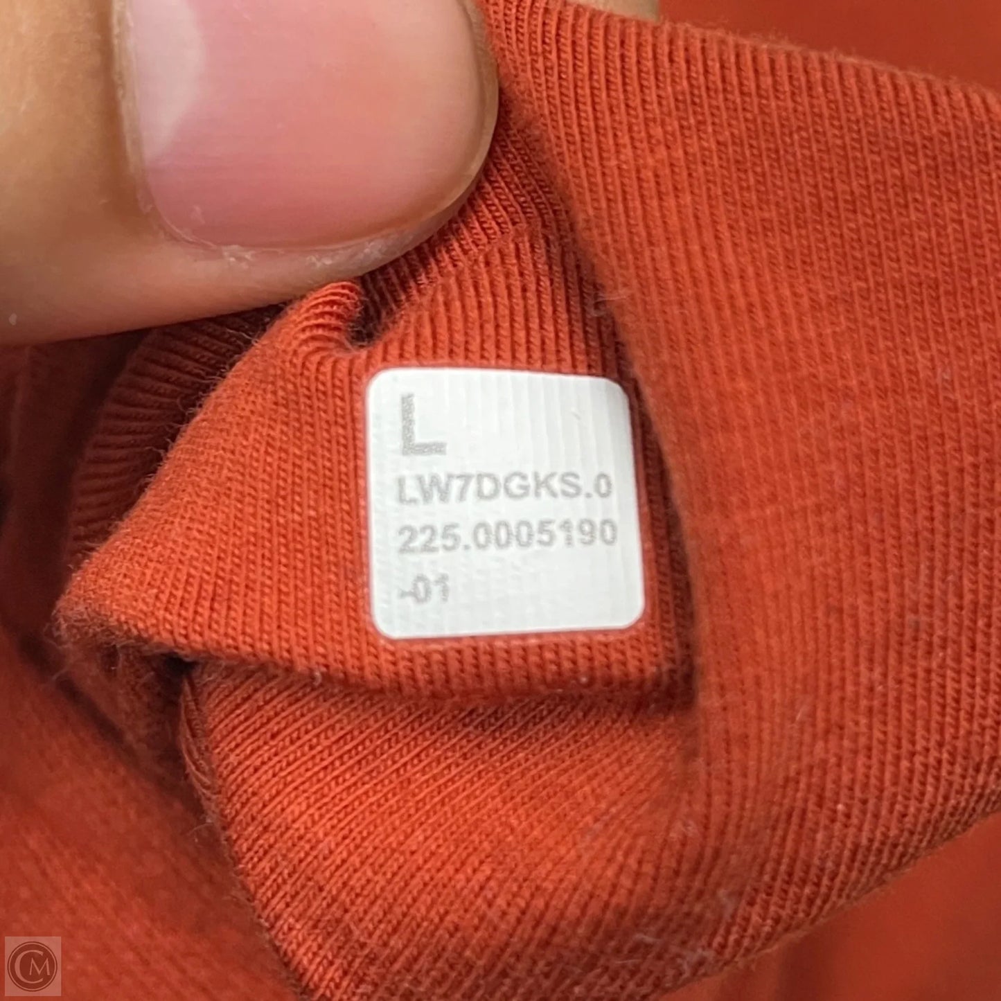 Athletic Shorts By Lululemon In Orange, Size: L