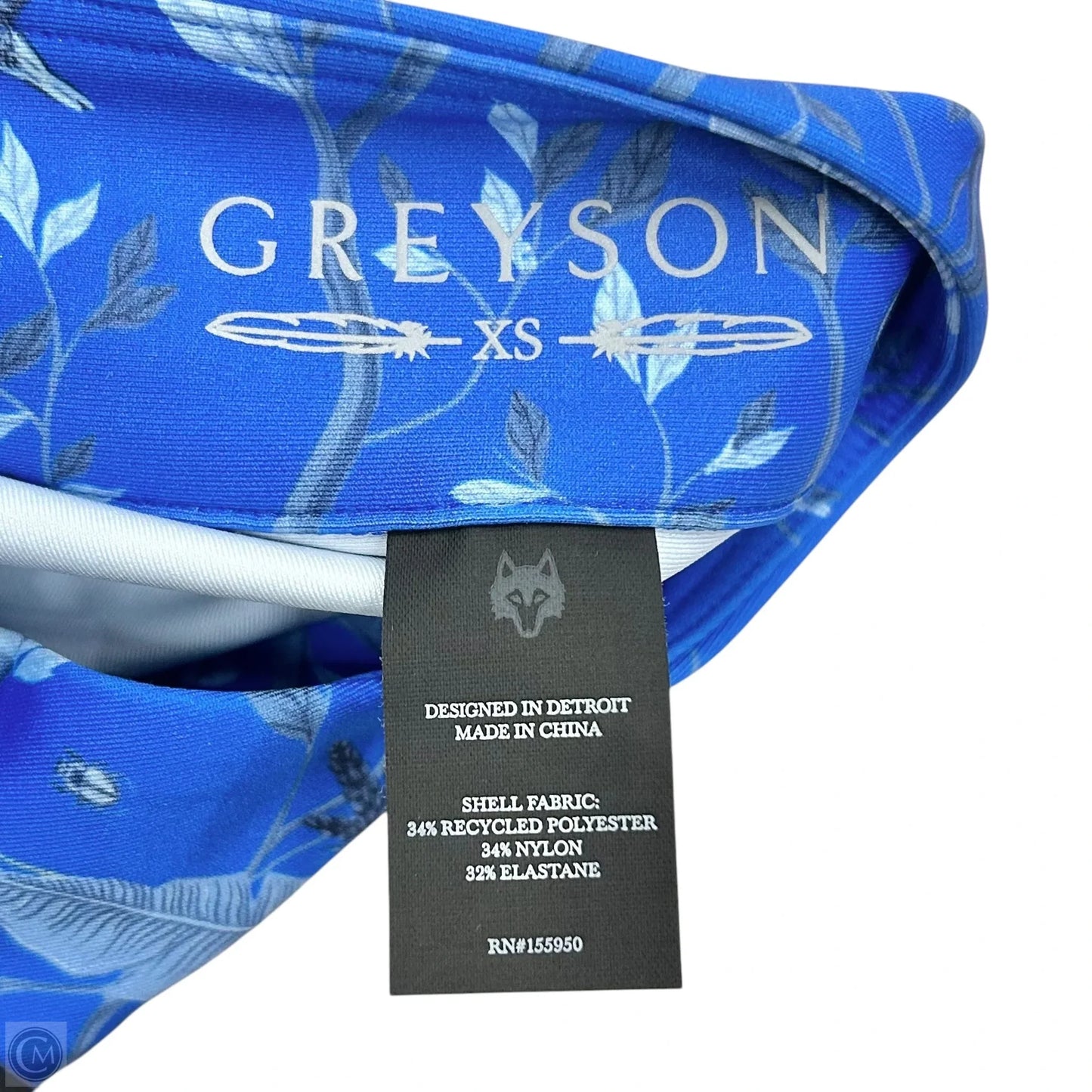 Athletic Dress By Greyson In Blue & Grey, Size: Xs
