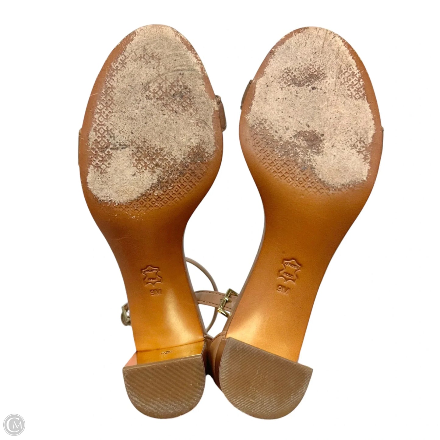 Sandals Designer By Tory Burch In Cream, Size: 8.5