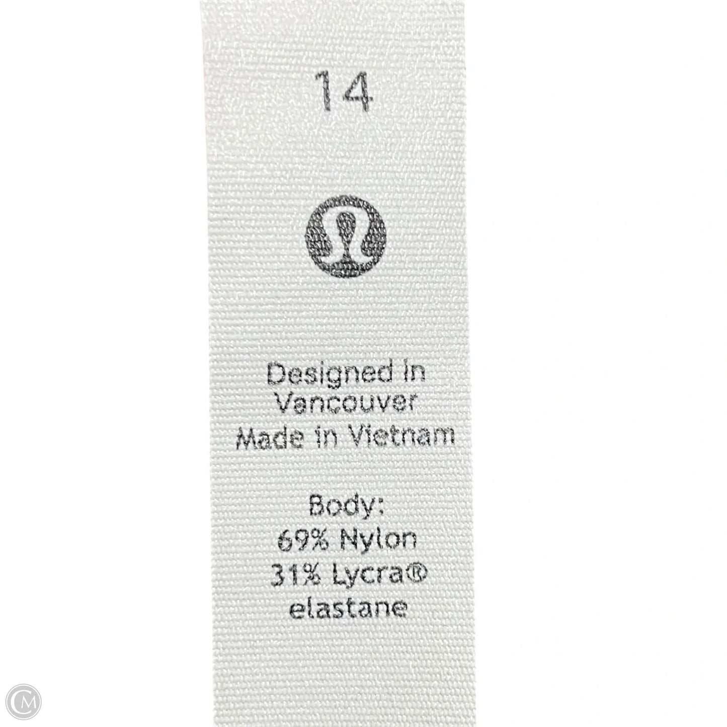 Athletic Leggings By Lululemon In Camouflage Print, Size: L